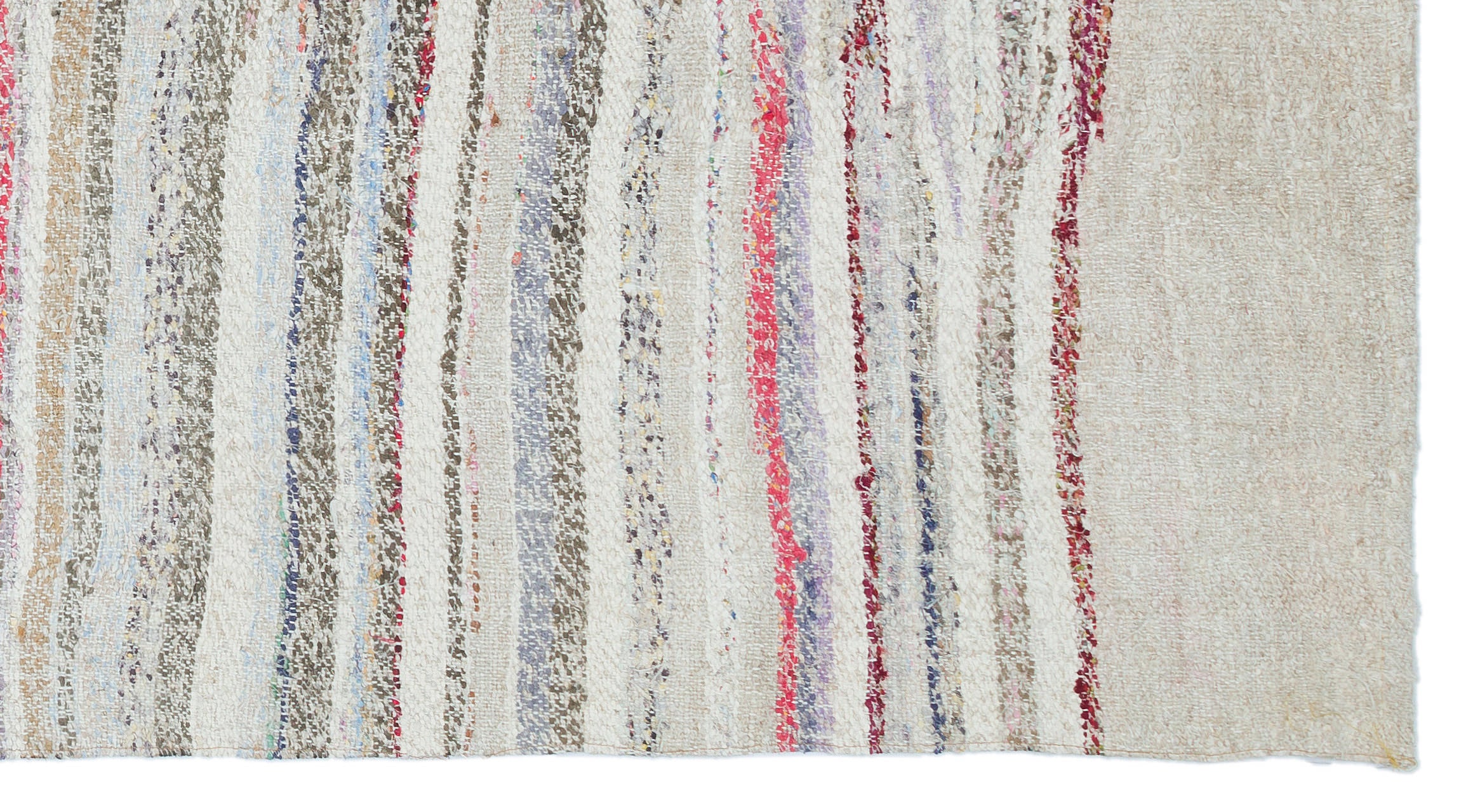 Chaput Over Dyed Kilim Rug 3'8'' x 6'11'' ft 111 x 210 cm