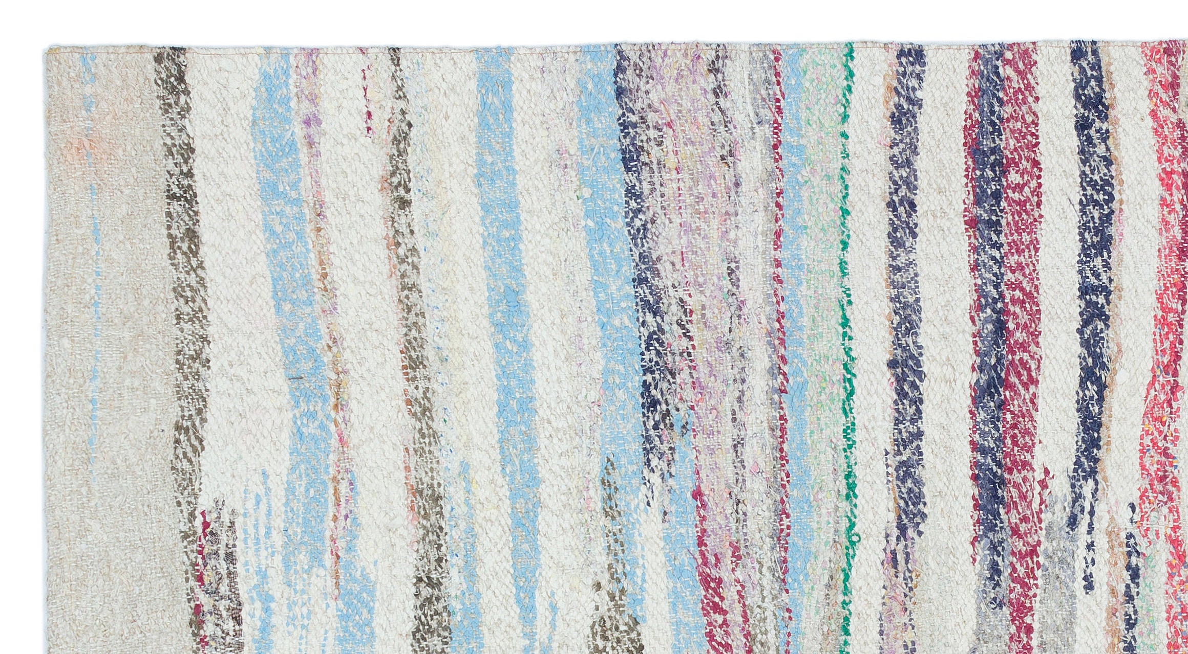 Chaput Over Dyed Kilim Rug 3'8'' x 6'11'' ft 111 x 210 cm
