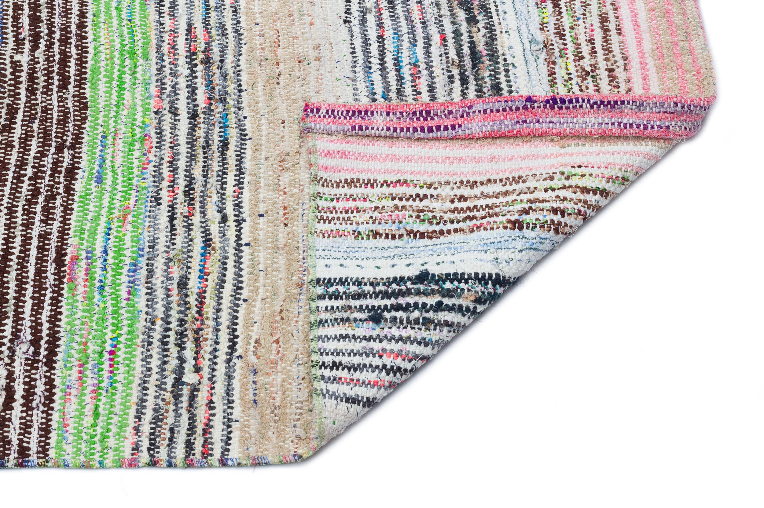 Chaput Over Dyed Kilim Rug 4'5'' x 11'2'' ft 134 x 340 cm
