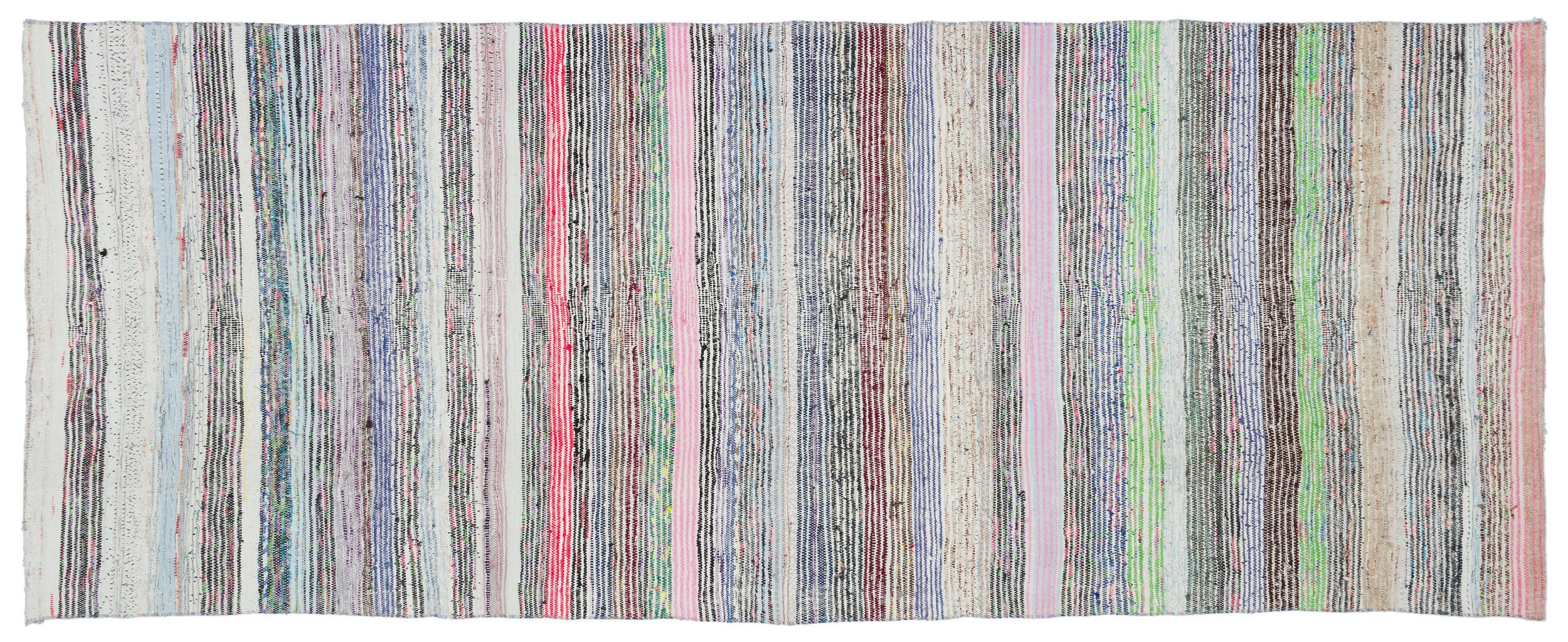 Chaput Over Dyed Kilim Rug 4'5'' x 11'2'' ft 134 x 340 cm