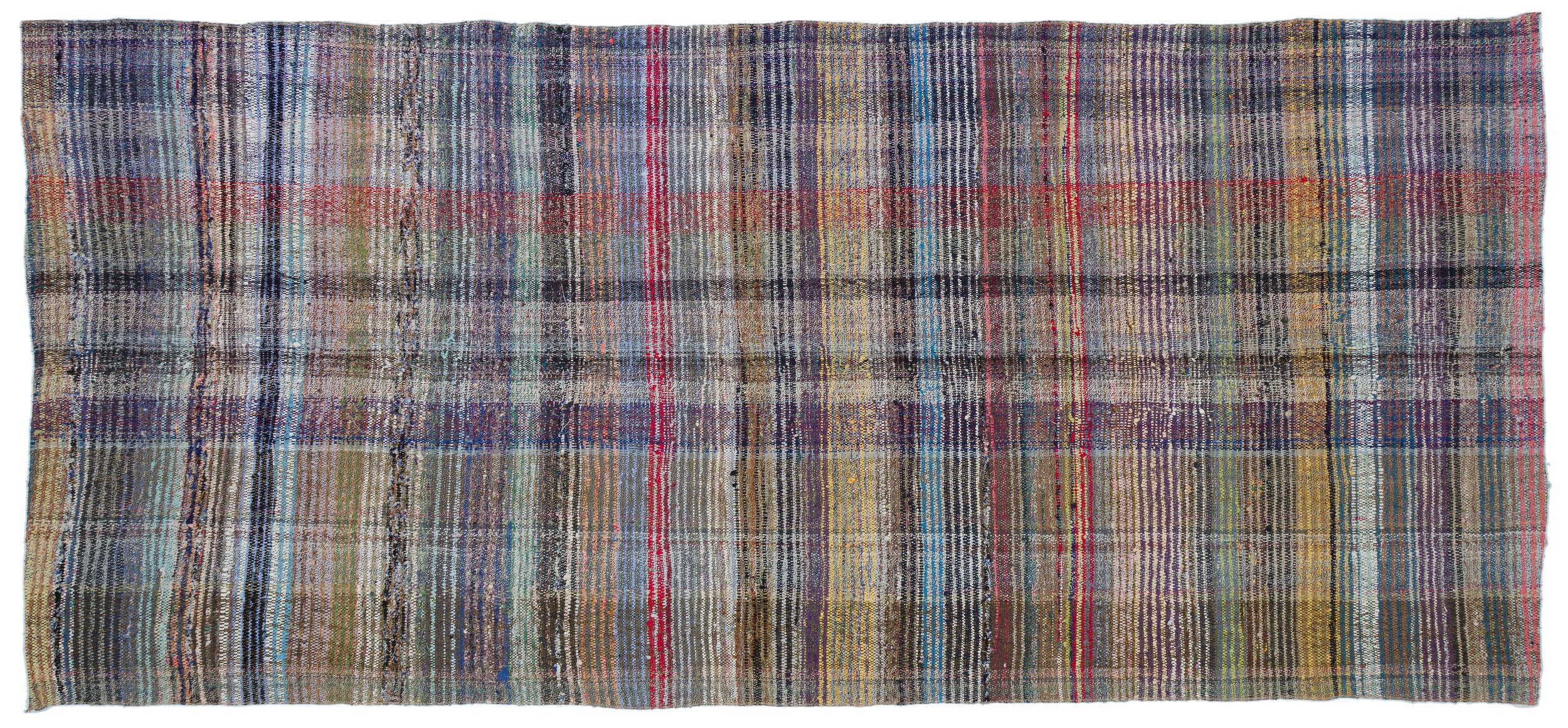 Chaput Over Dyed Kilim Rug 5'1'' x 11'2'' ft 155 x 340 cm