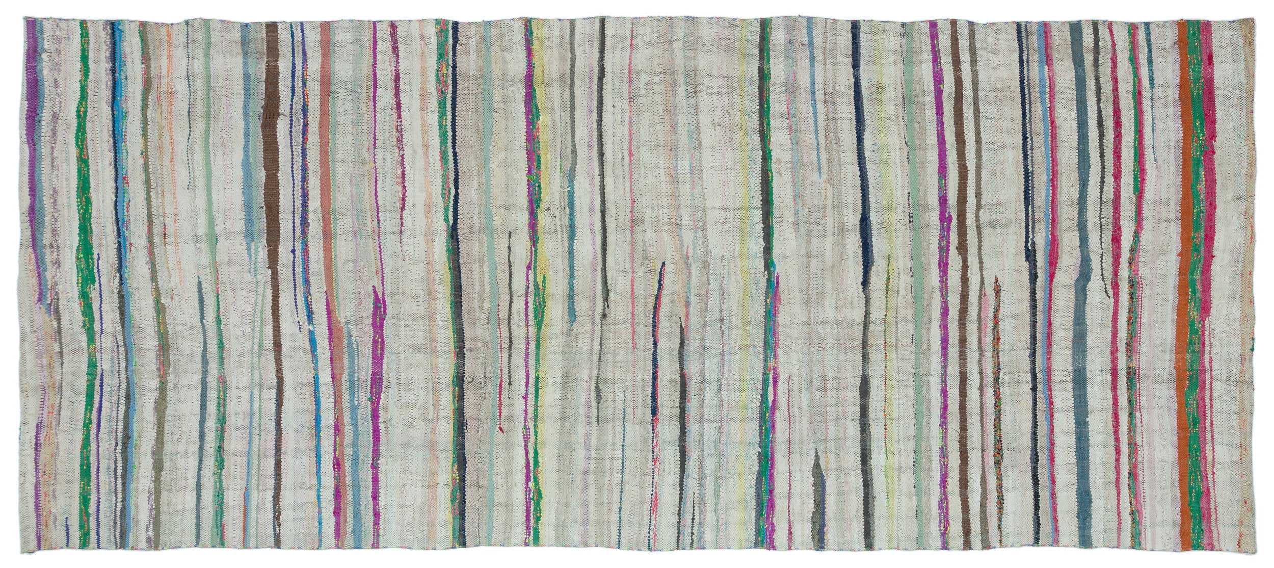 Chaput Over Dyed Kilim Rug 5'8'' x 13'1'' ft 172 x 398 cm