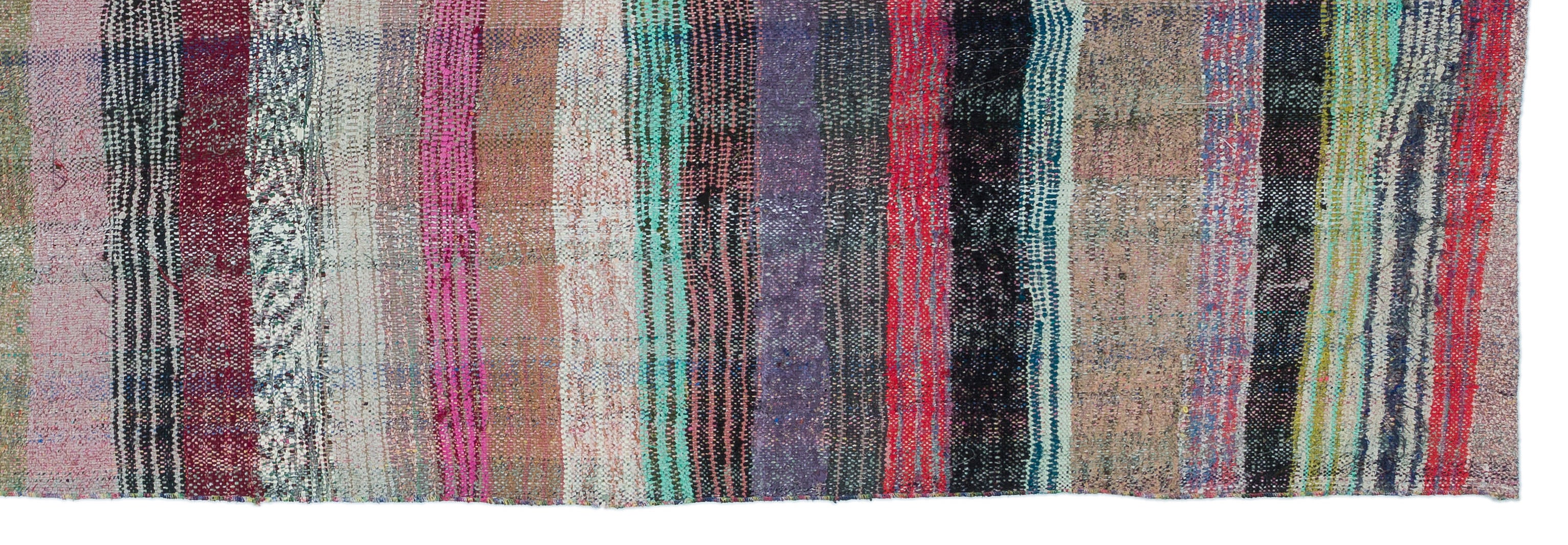 Chaput Over Dyed Kilim Rug 4'6'' x 13'5'' ft 137 x 410 cm
