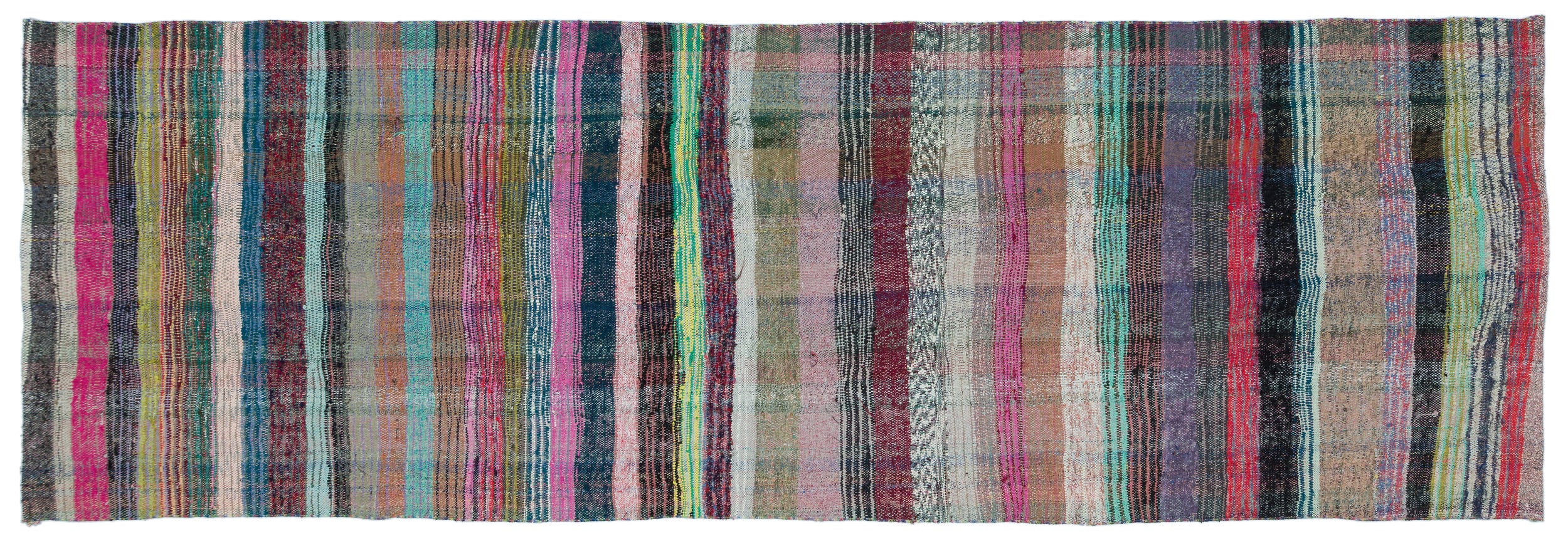 Chaput Over Dyed Kilim Rug 4'6'' x 13'5'' ft 137 x 410 cm