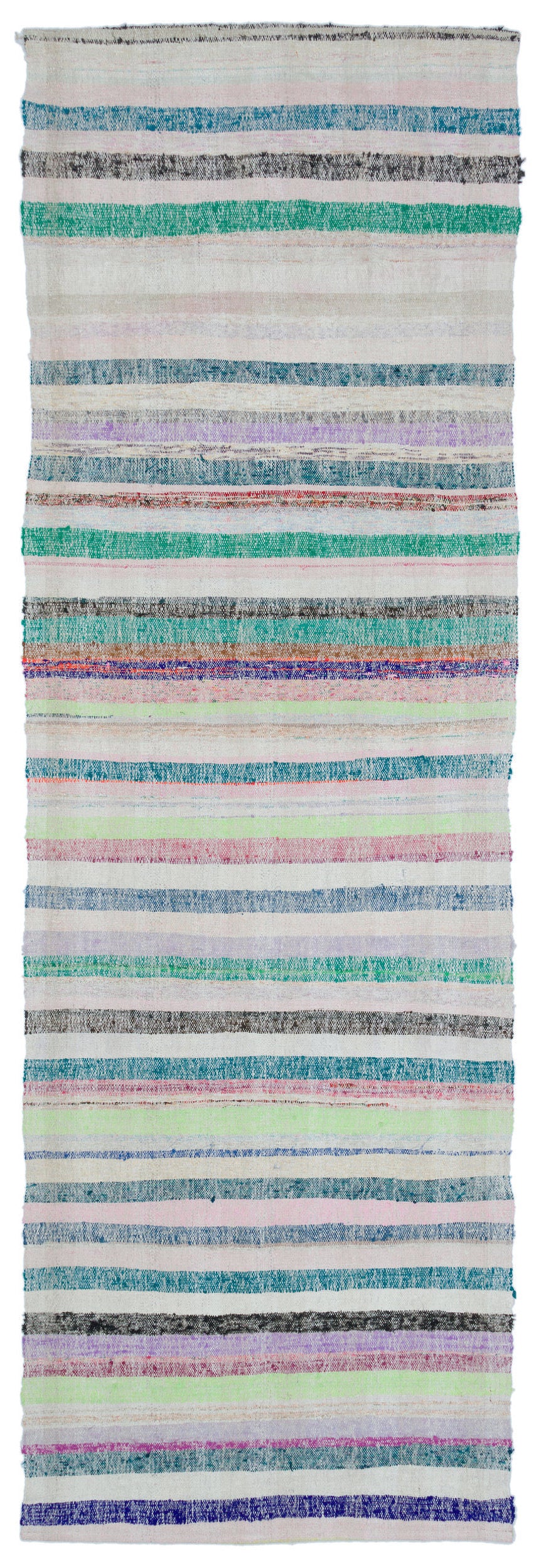 Chaput Over Dyed Kilim Rug 3'3'' x 9'11'' ft 98 x 303 cm
