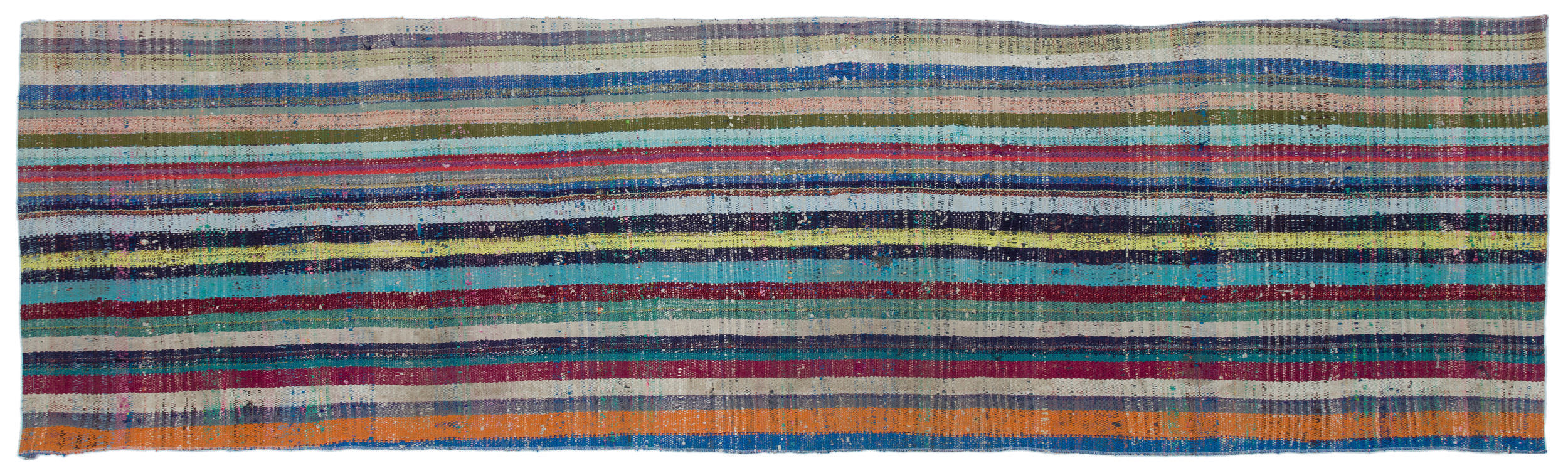 Chaput Over Dyed Kilim Rug 3'1'' x 10'5'' ft 93 x 317 cm