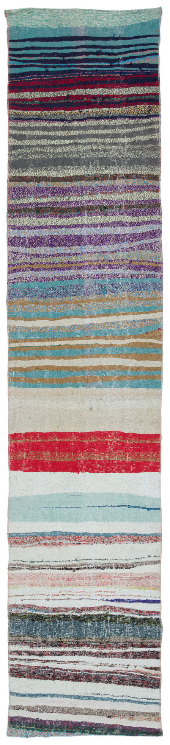 Chaput Over Dyed Kilim Rug 2'7'' x 12'10'' ft 80 x 390 cm