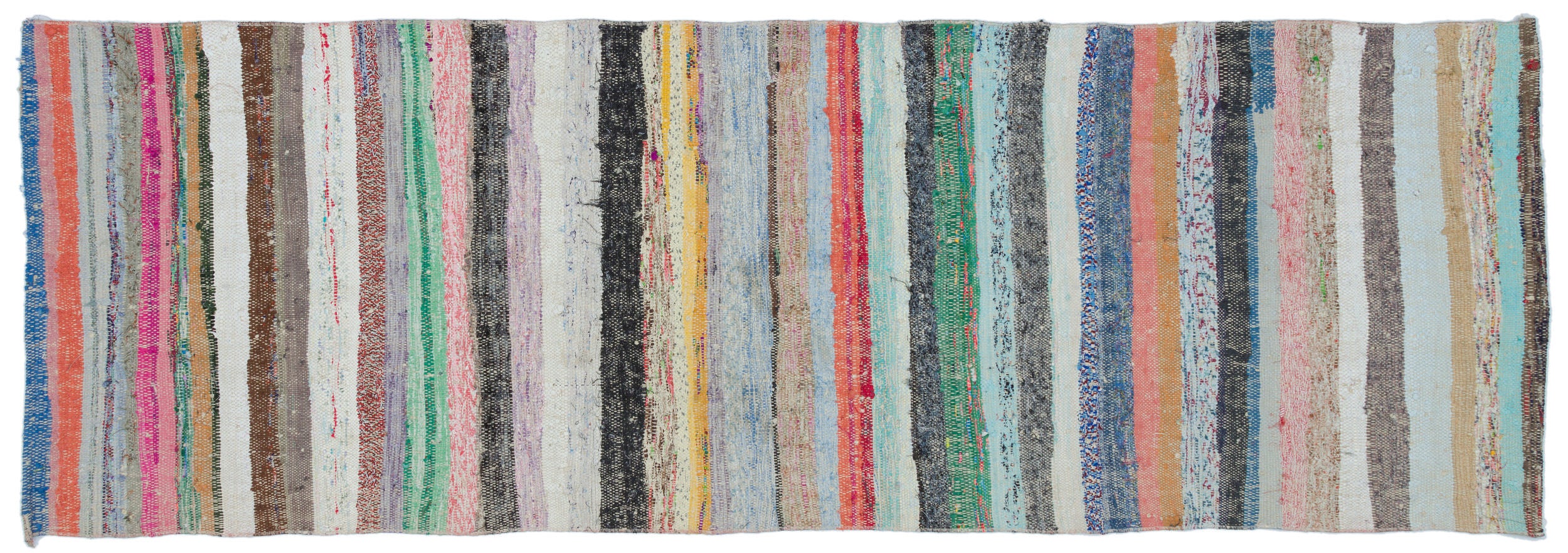 Chaput Over Dyed Kilim Rug 3'0'' x 9'1'' ft 92 x 276 cm