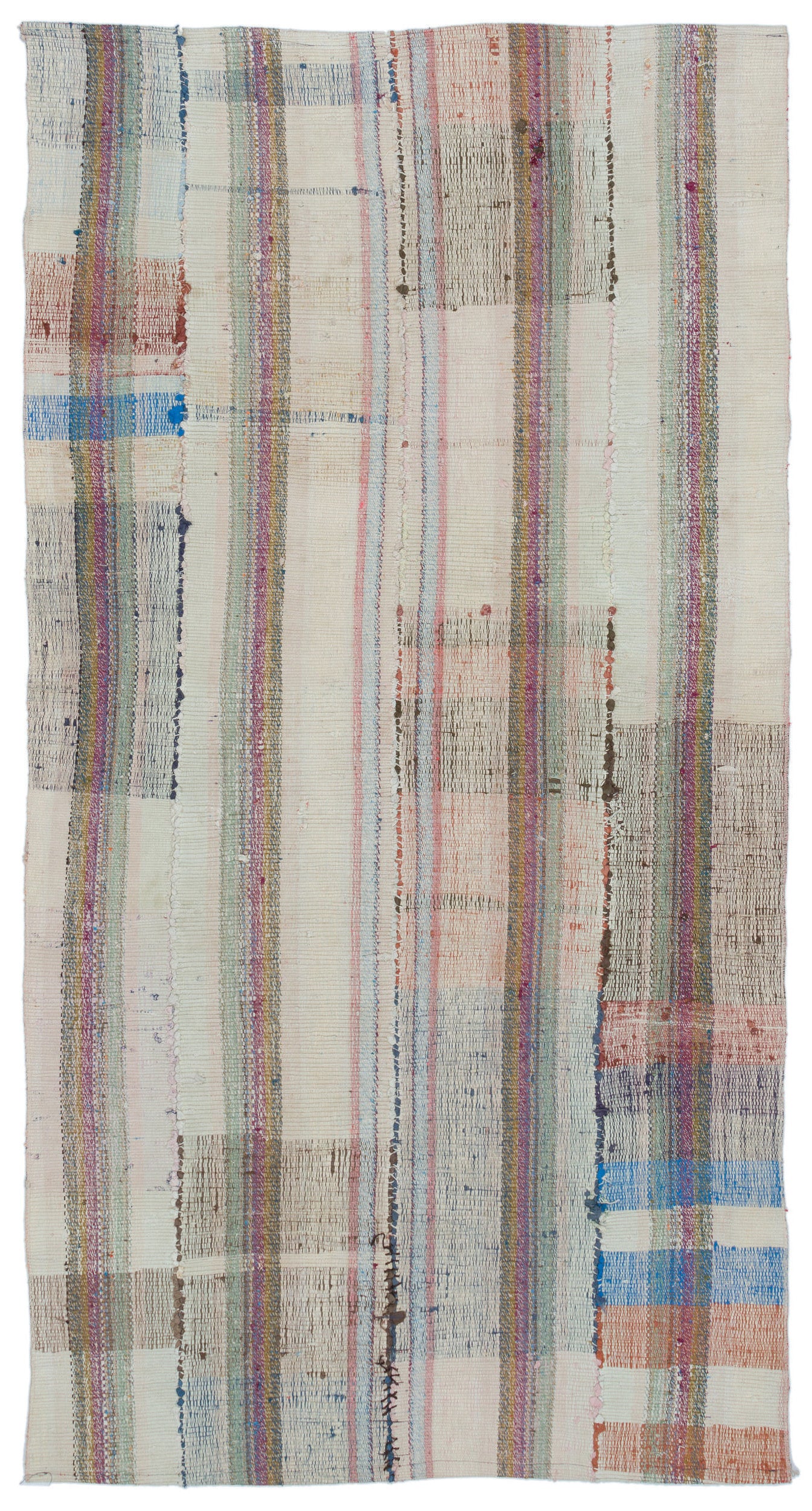 Chaput Over Dyed Kilim Rug 3'8'' x 7'1'' ft 112 x 215 cm