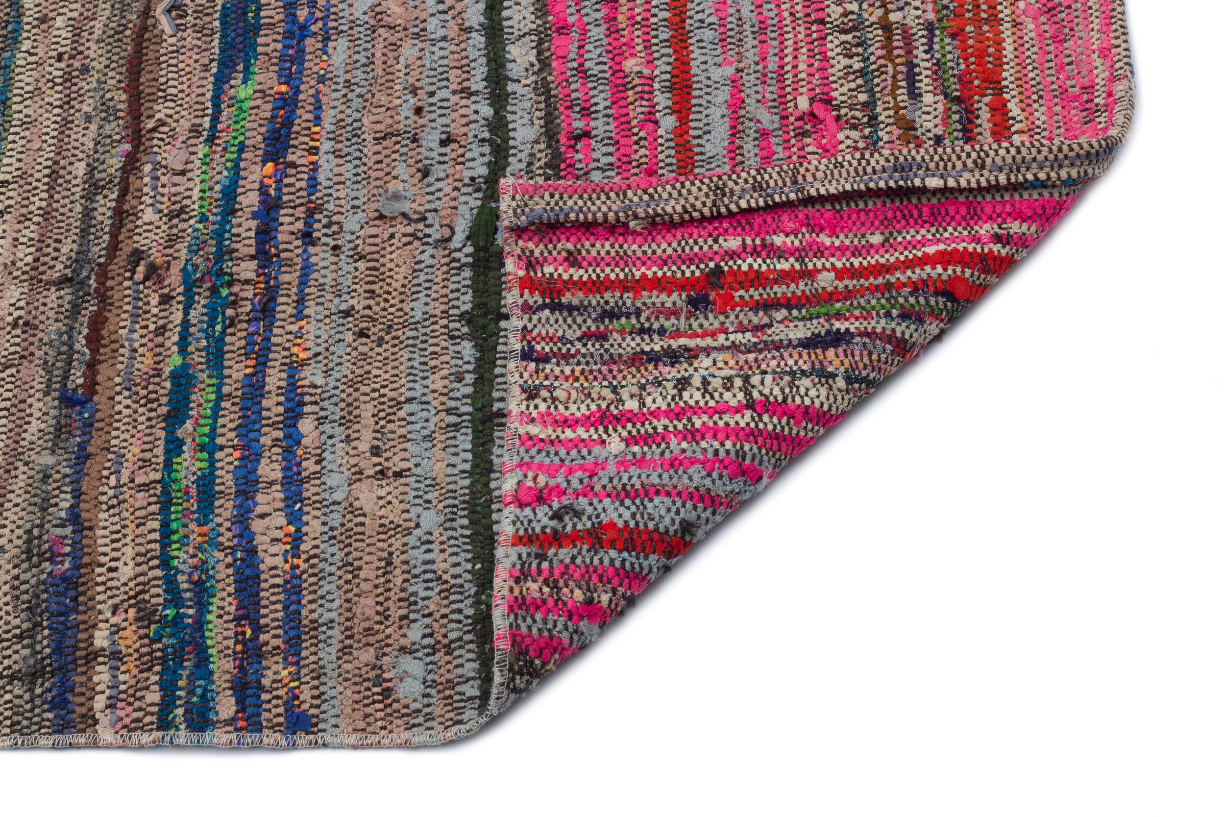 Chaput Over Dyed Kilim Rug 4'8'' x 10'6'' ft 142 x 320 cm