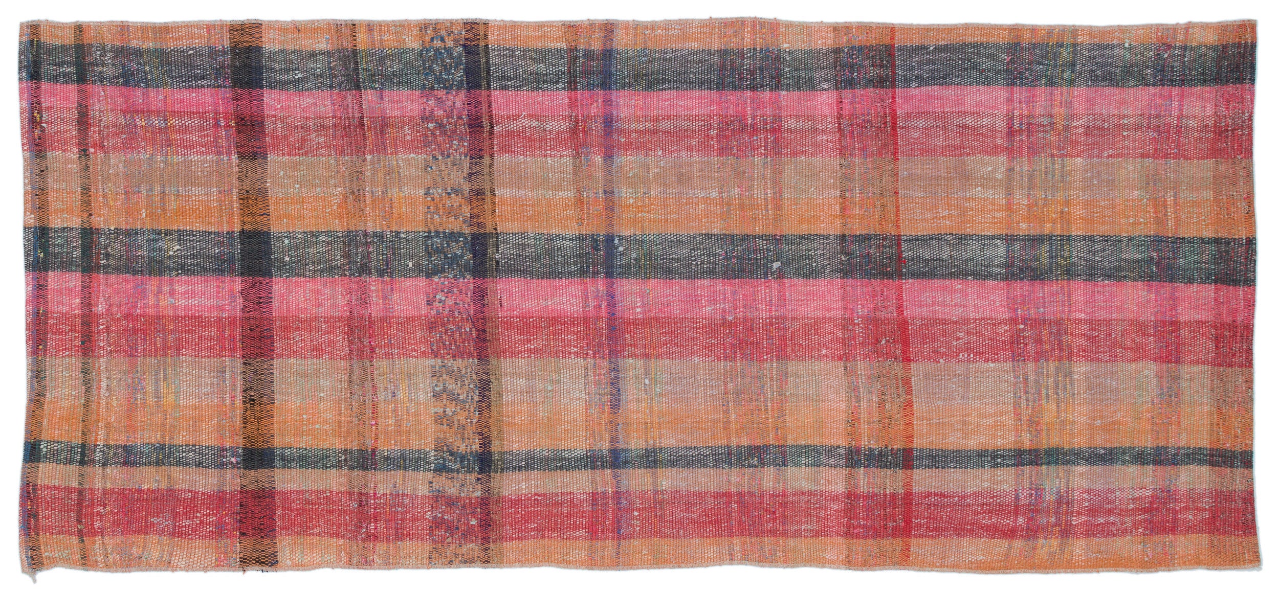 Chaput Over Dyed Kilim Rug 3'3'' x 7'6'' ft 100 x 228 cm