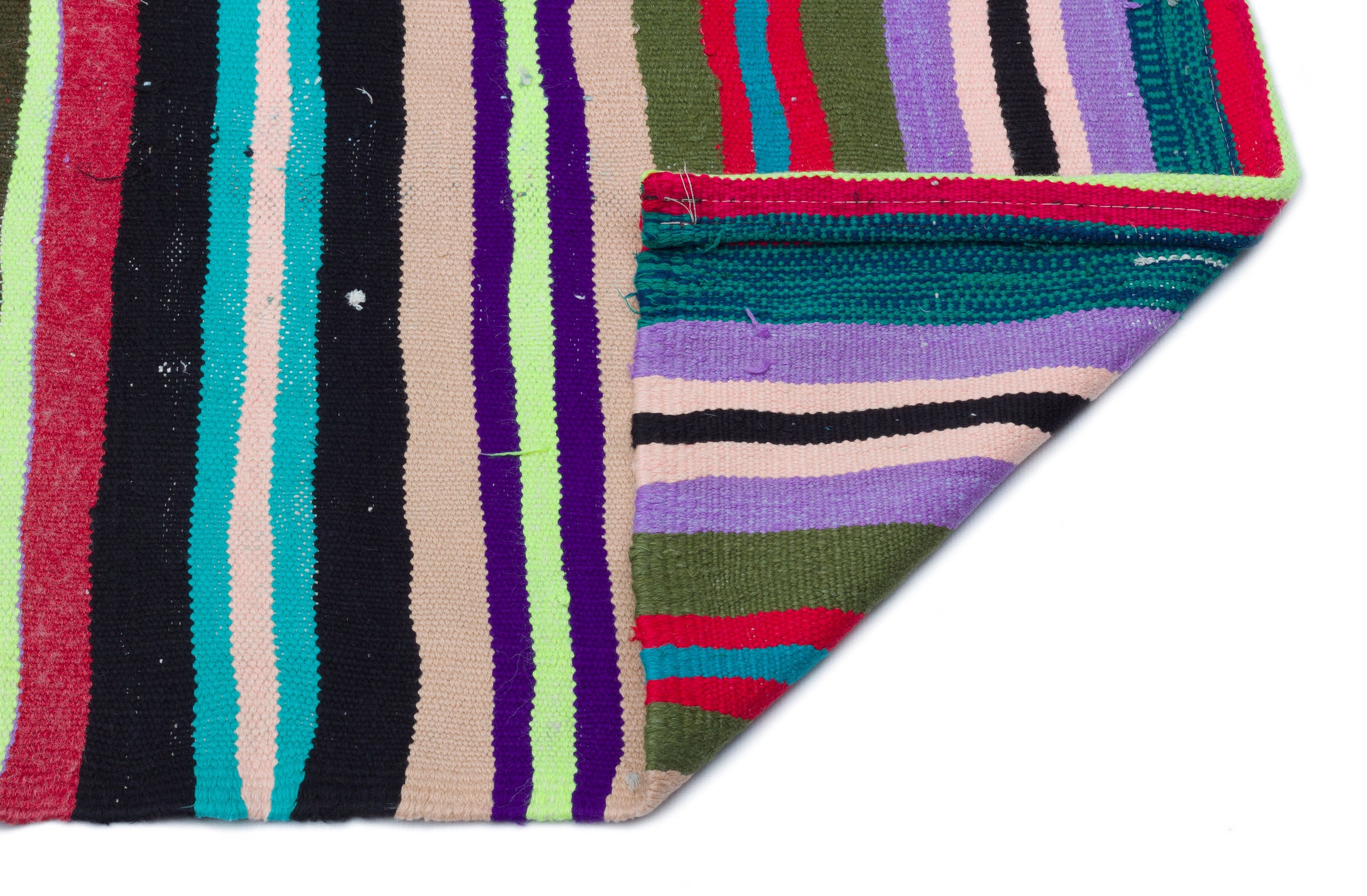 Chaput Over Dyed Kilim Rug 4'2'' x 9'10'' ft 126 x 300 cm