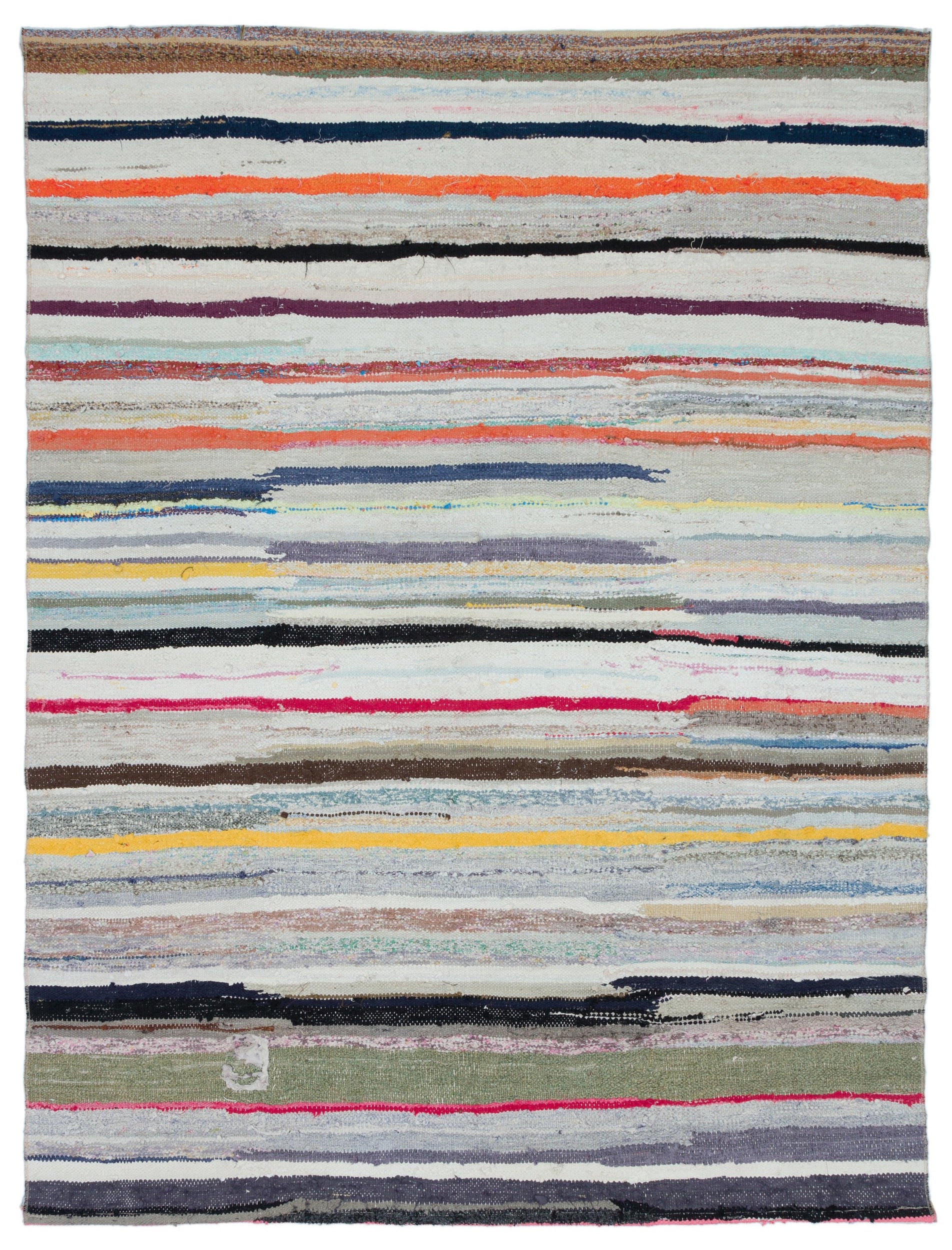 Chaput Over Dyed Kilim Rug 5'9'' x 7'5'' ft 175 x 227 cm