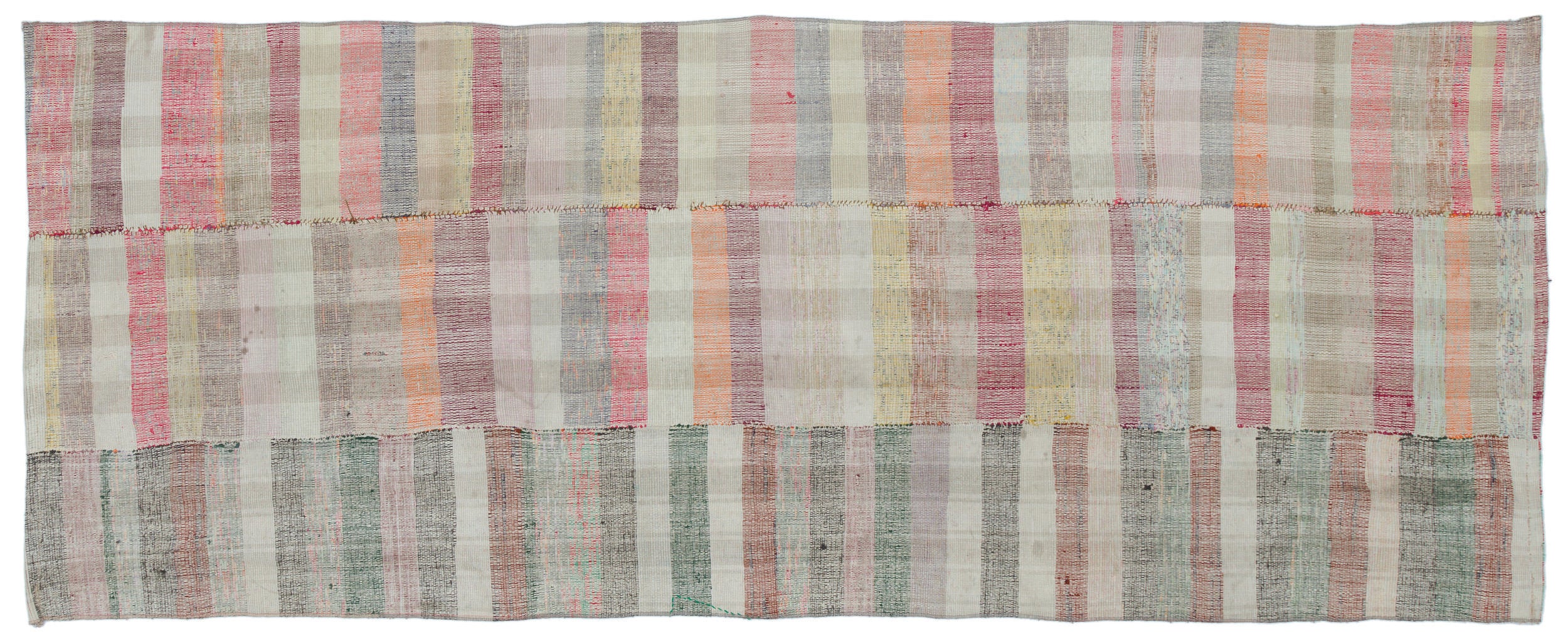 Chaput Over Dyed Kilim Rug 3'1'' x 8'0'' ft 95 x 245 cm