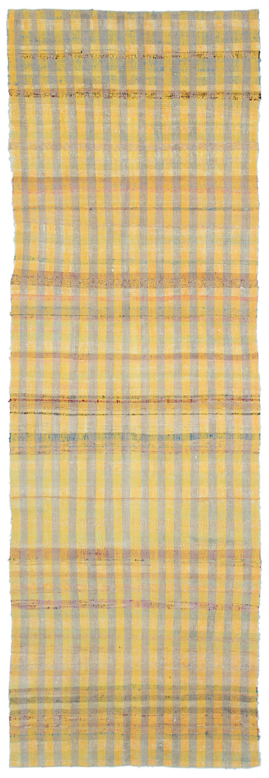 Chaput Over Dyed Kilim Rug 3'9'' x 11'2'' ft 115 x 340 cm