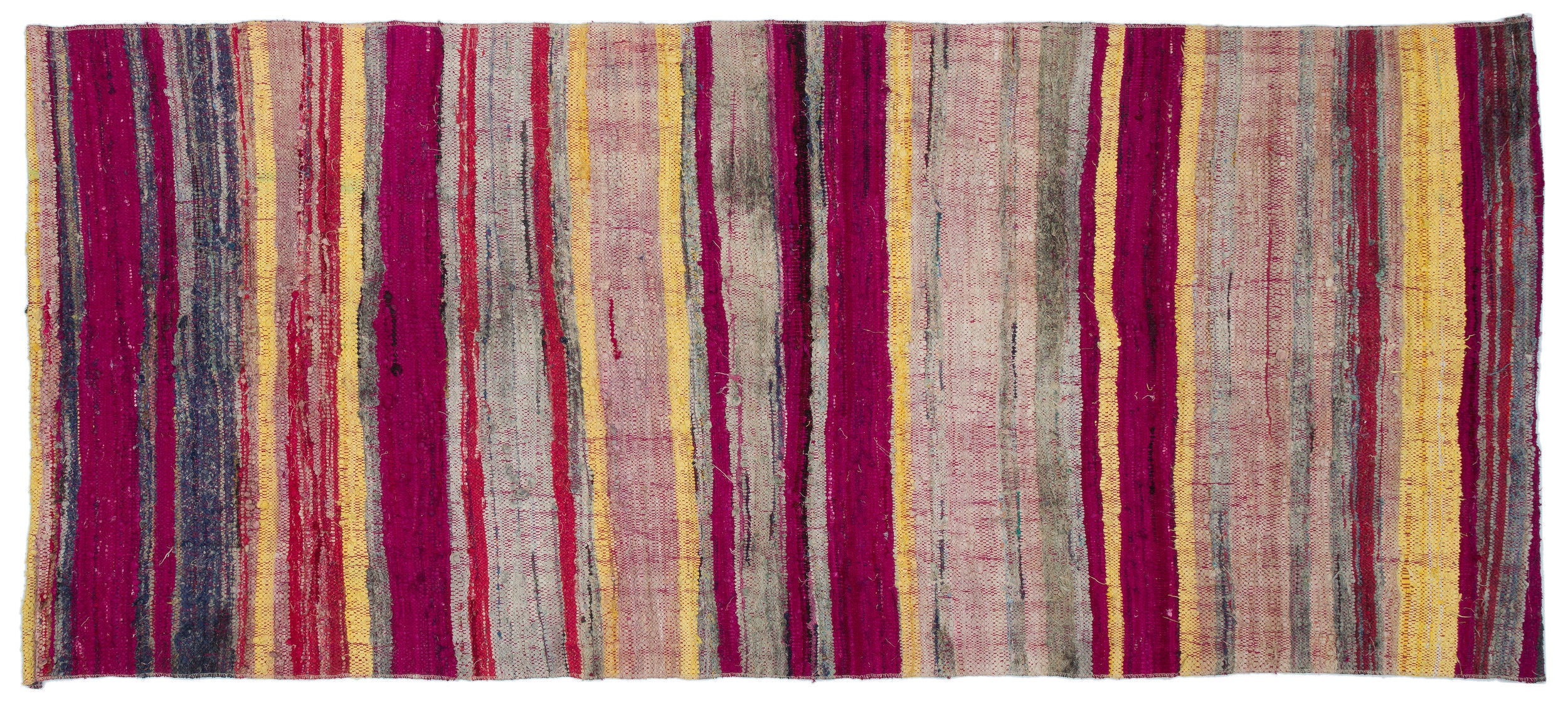 Chaput Over Dyed Kilim Rug 3'8'' x 8'4'' ft 113 x 255 cm