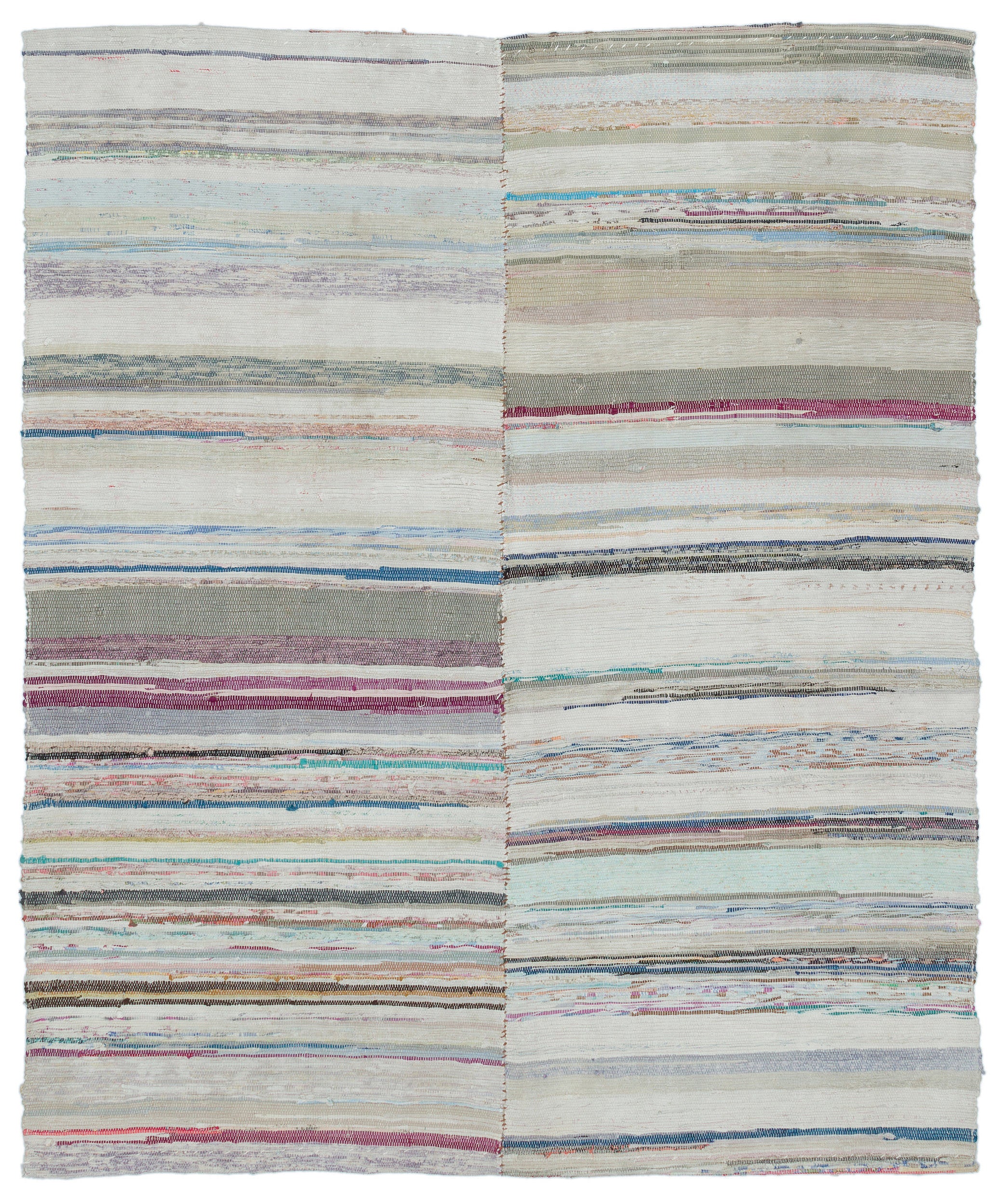 Chaput Over Dyed Kilim Rug 4'5'' x 5'5'' ft 135 x 165 cm