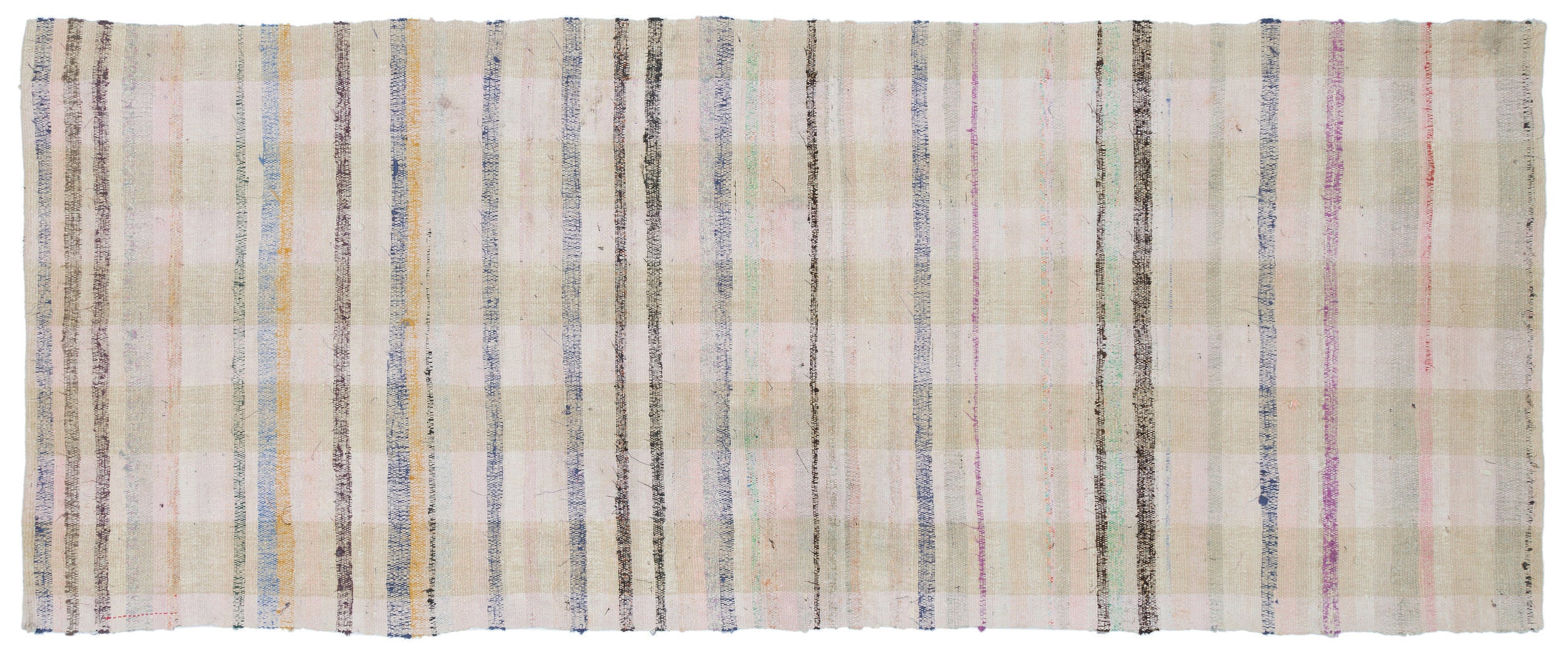 Chaput Over Dyed Kilim Rug 3'8'' x 9'0'' ft 111 x 275 cm