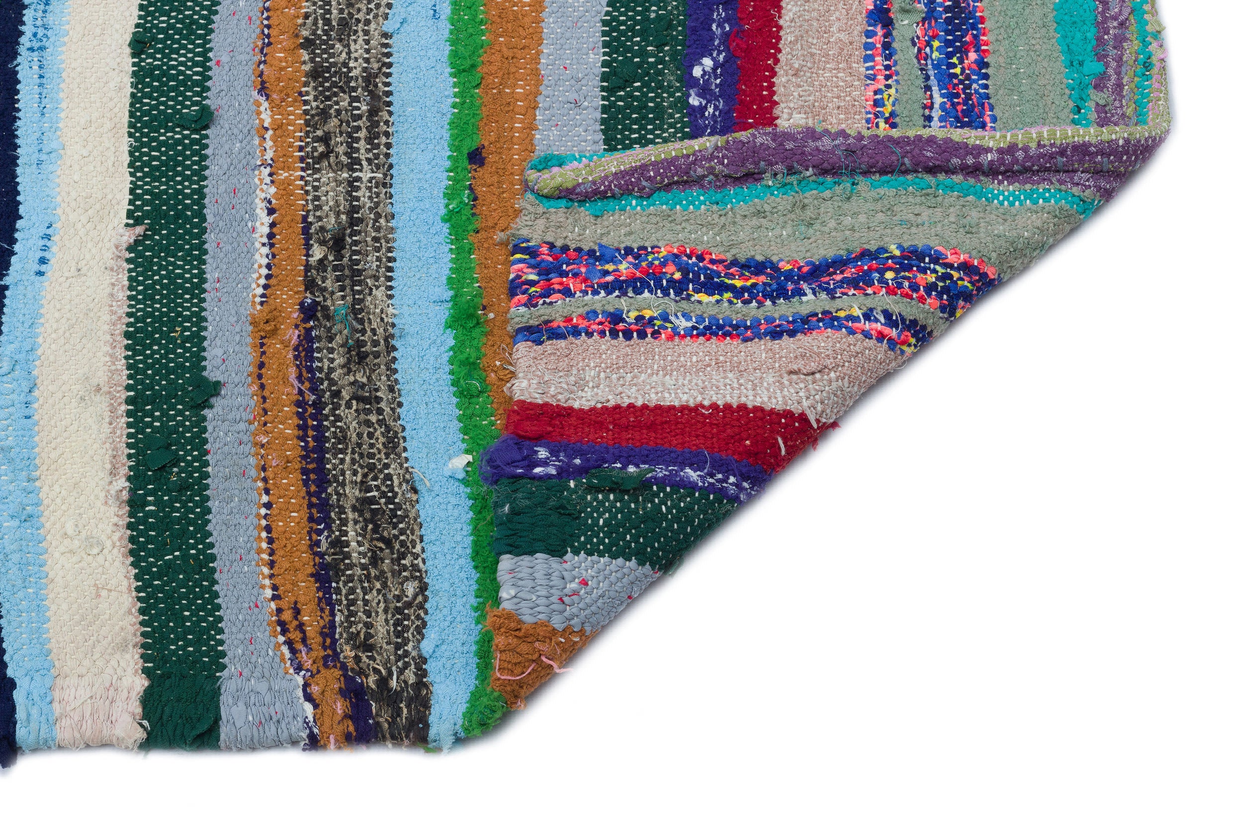Chaput Over Dyed Kilim Rug 3'9'' x 10'6'' ft 115 x 320 cm