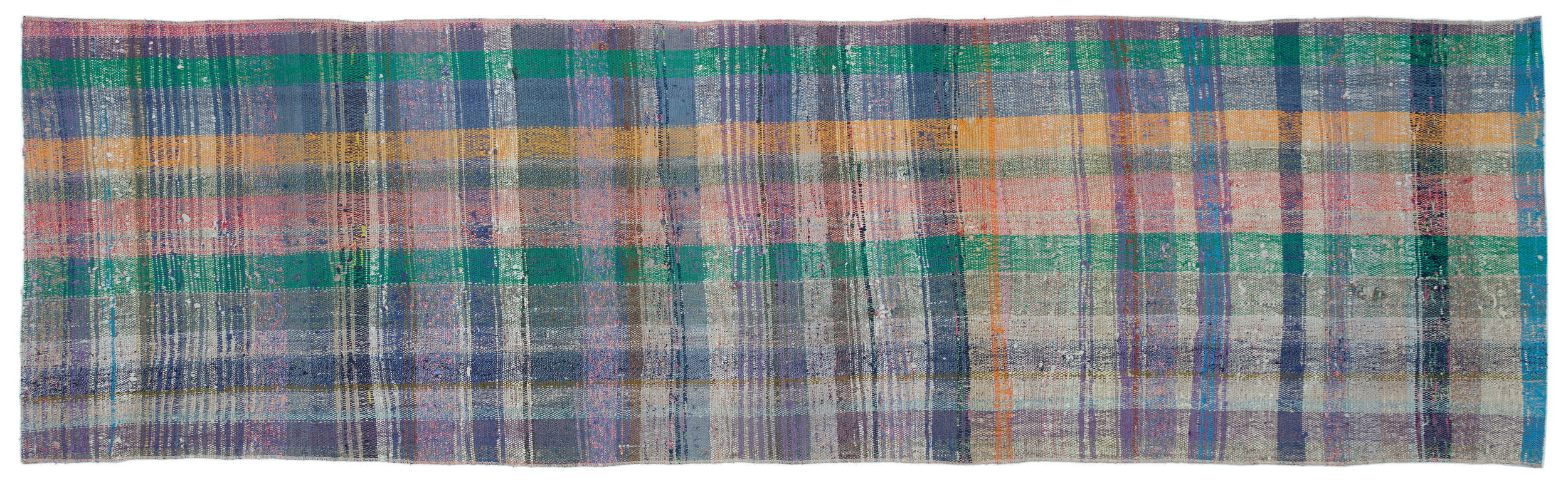 Chaput Over Dyed Kilim Rug 2'11'' x 9'11'' ft 89 x 302 cm
