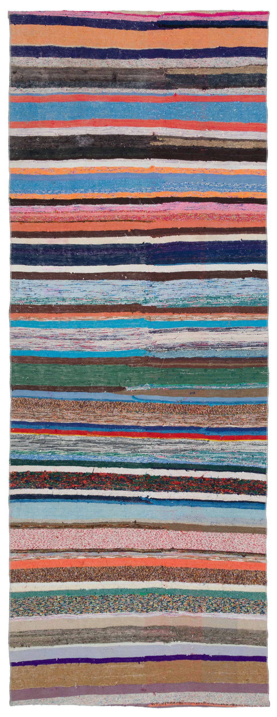 Chaput Over Dyed Kilim Rug 4'3'' x 11'4'' ft 130 x 346 cm