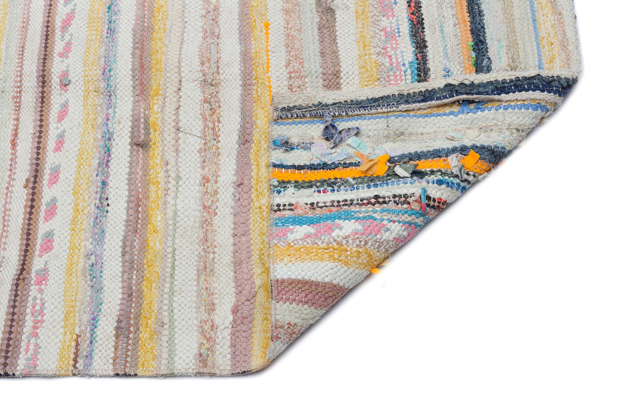 Chaput Over Dyed Kilim Rug 3'10'' x 8'1'' ft 116 x 246 cm