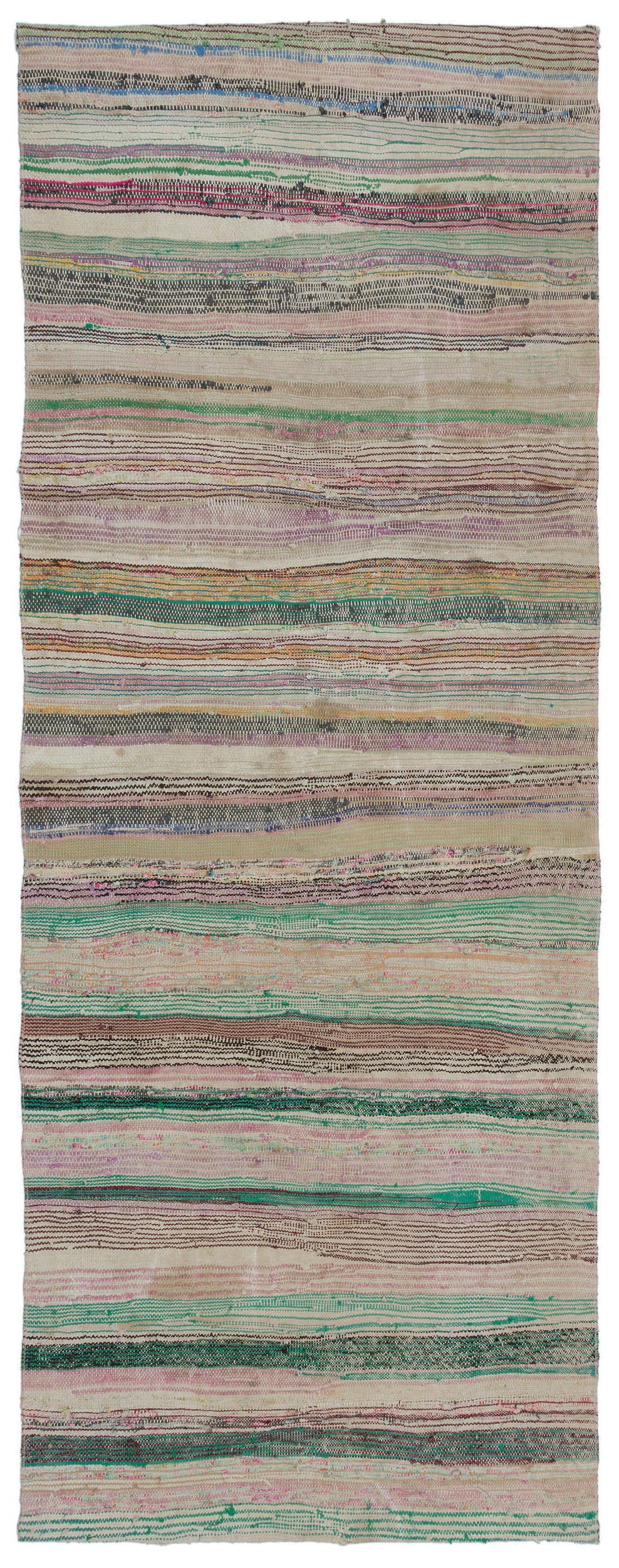 Chaput Over Dyed Kilim Rug 3'7'' x 9'4'' ft 110 x 285 cm