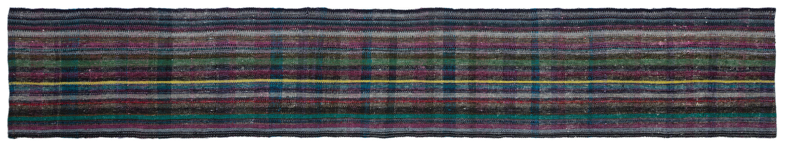 Chaput Over Dyed Kilim Rug 2'10'' x 16'9'' ft 87 x 510 cm