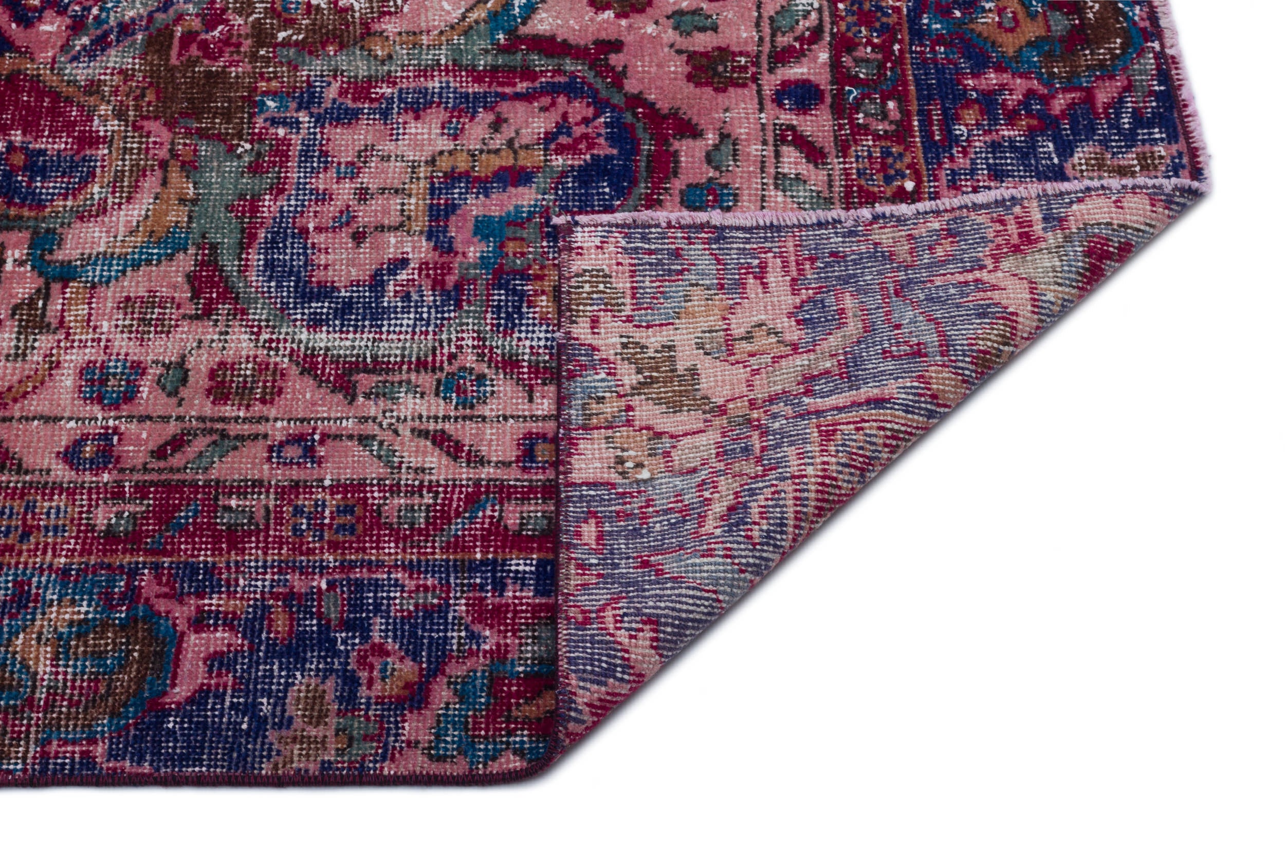 Naturel Over Dyed Vintage Rug 6'1'' x 8'10'' ft 186 x 270 cm