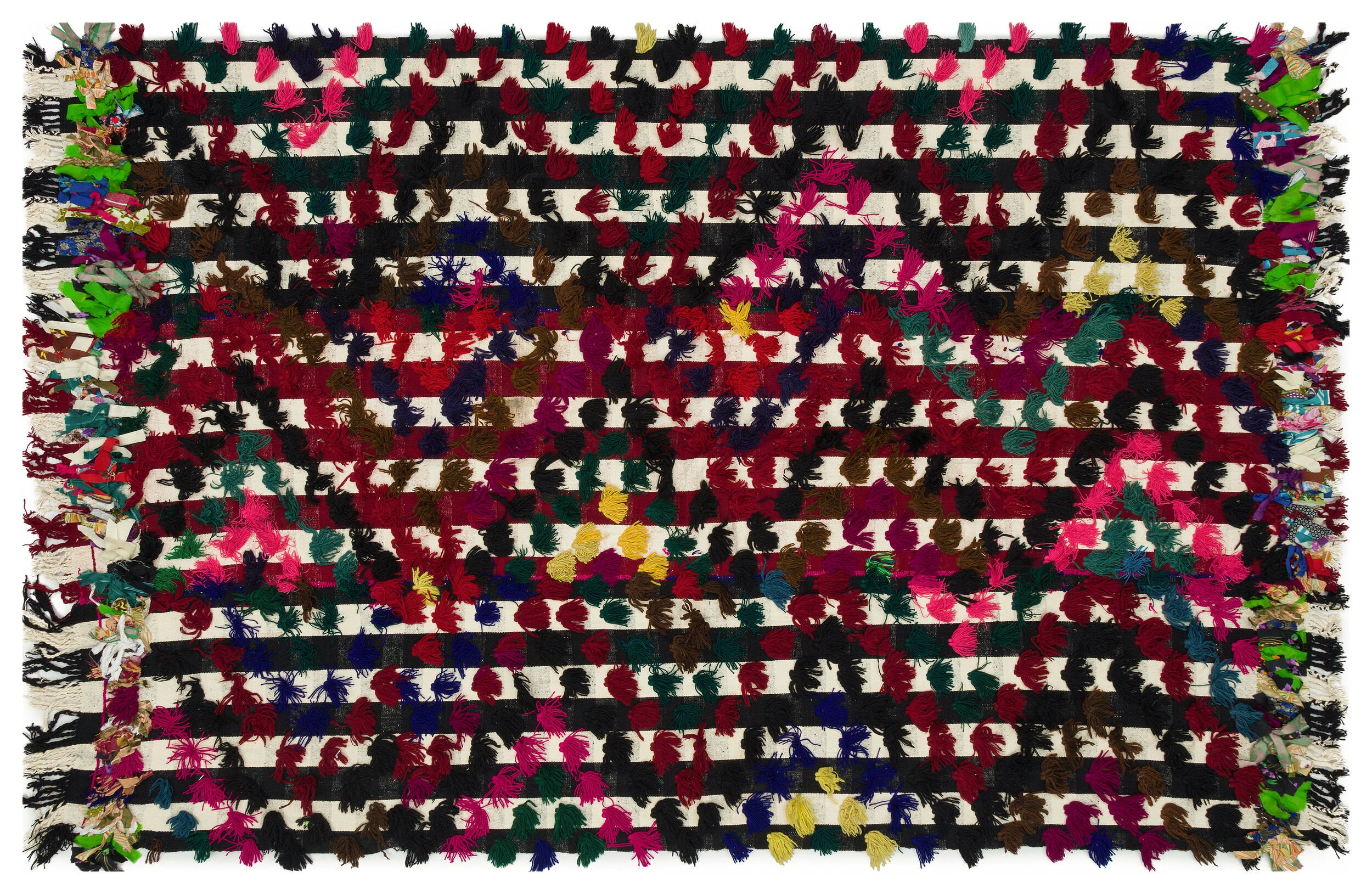 One-of-a-kind Hand Knotted Tulu Rug 5'7'' x 8'6'' ft 170 x 260 cm