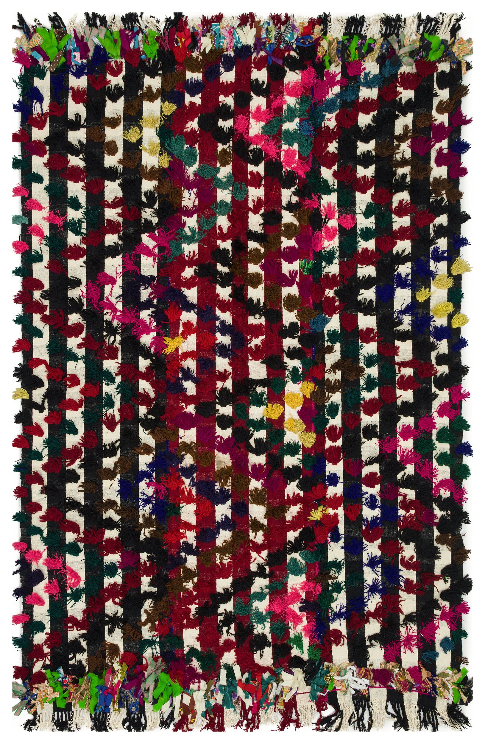 One-of-a-kind Hand Knotted Tulu Rug 5'7'' x 8'6'' ft 170 x 260 cm