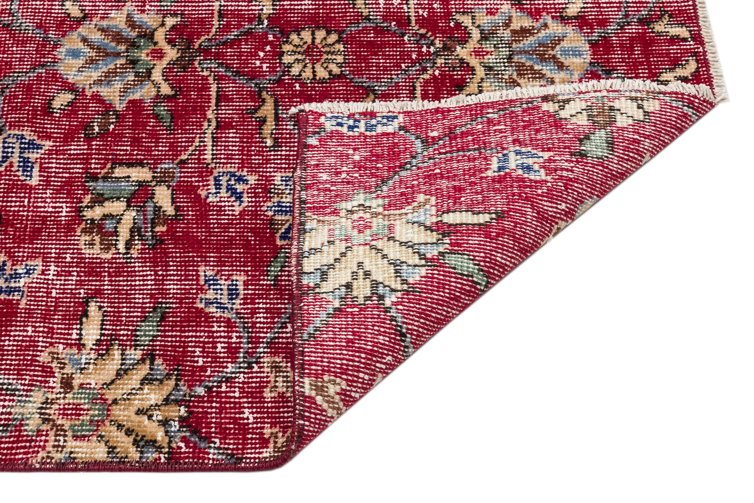 Naturel Over Dyed Vintage Rug 5'2'' x 8'6'' ft 157 x 260 cm