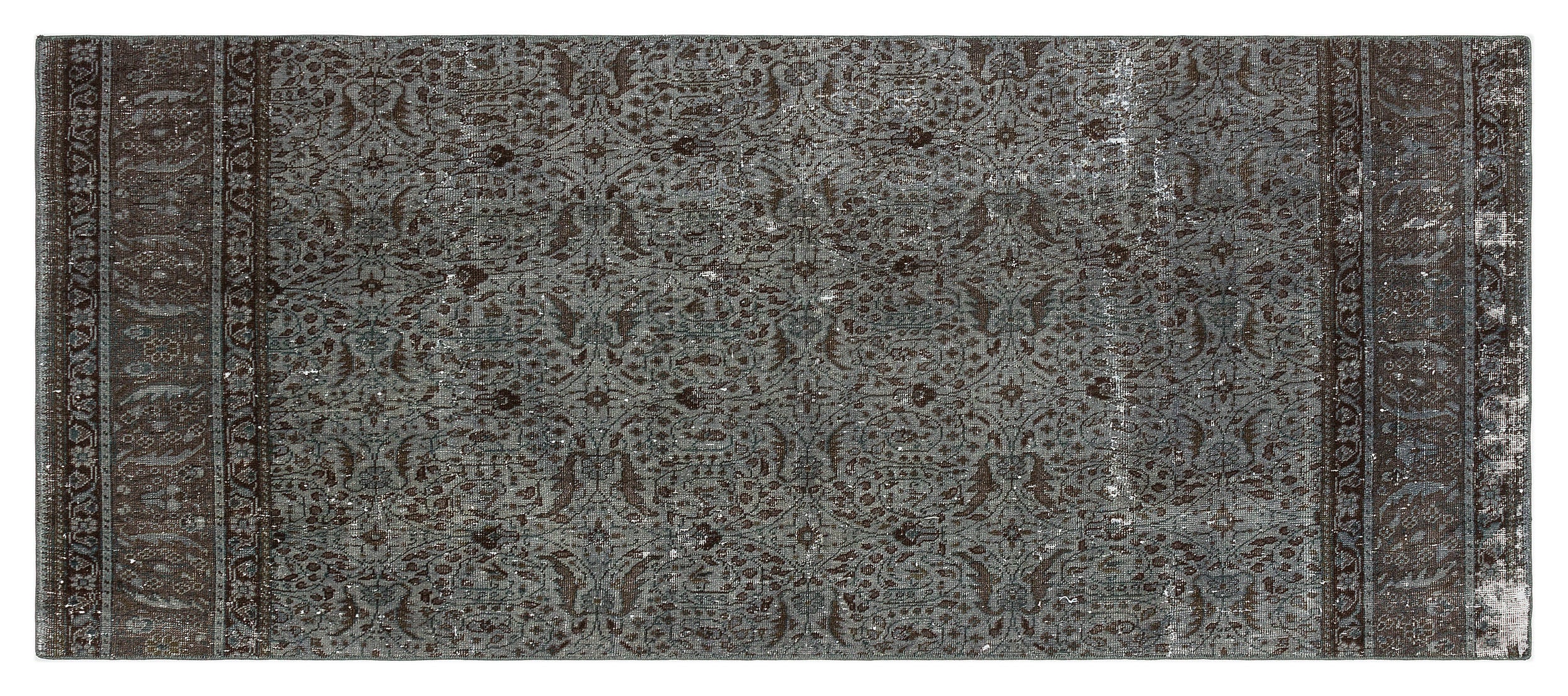 Natural Anatolium Turkish Vintage Runner 2'9'' x 6'6'' ft 83 x 198 cm