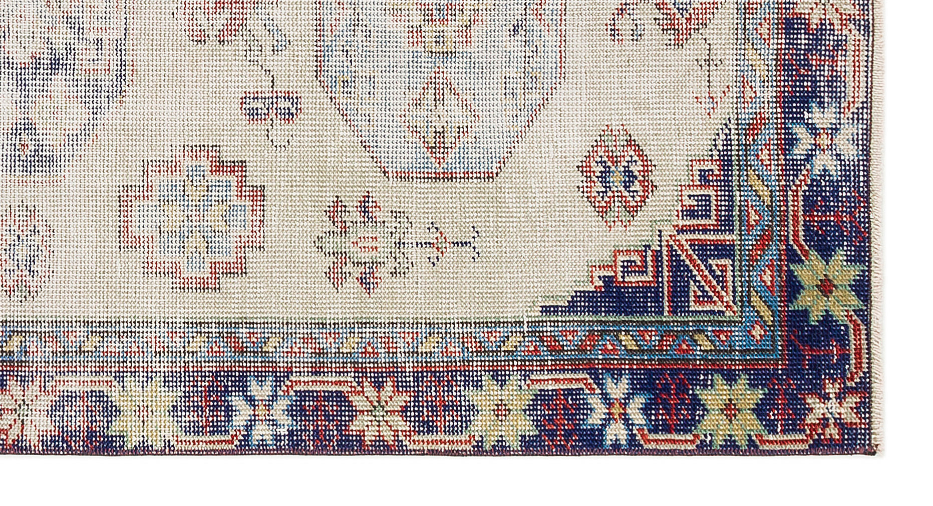 Natural Anatolium Turkish Vintage Rug 2'10'' x 5'6'' ft 87 x 168 cm