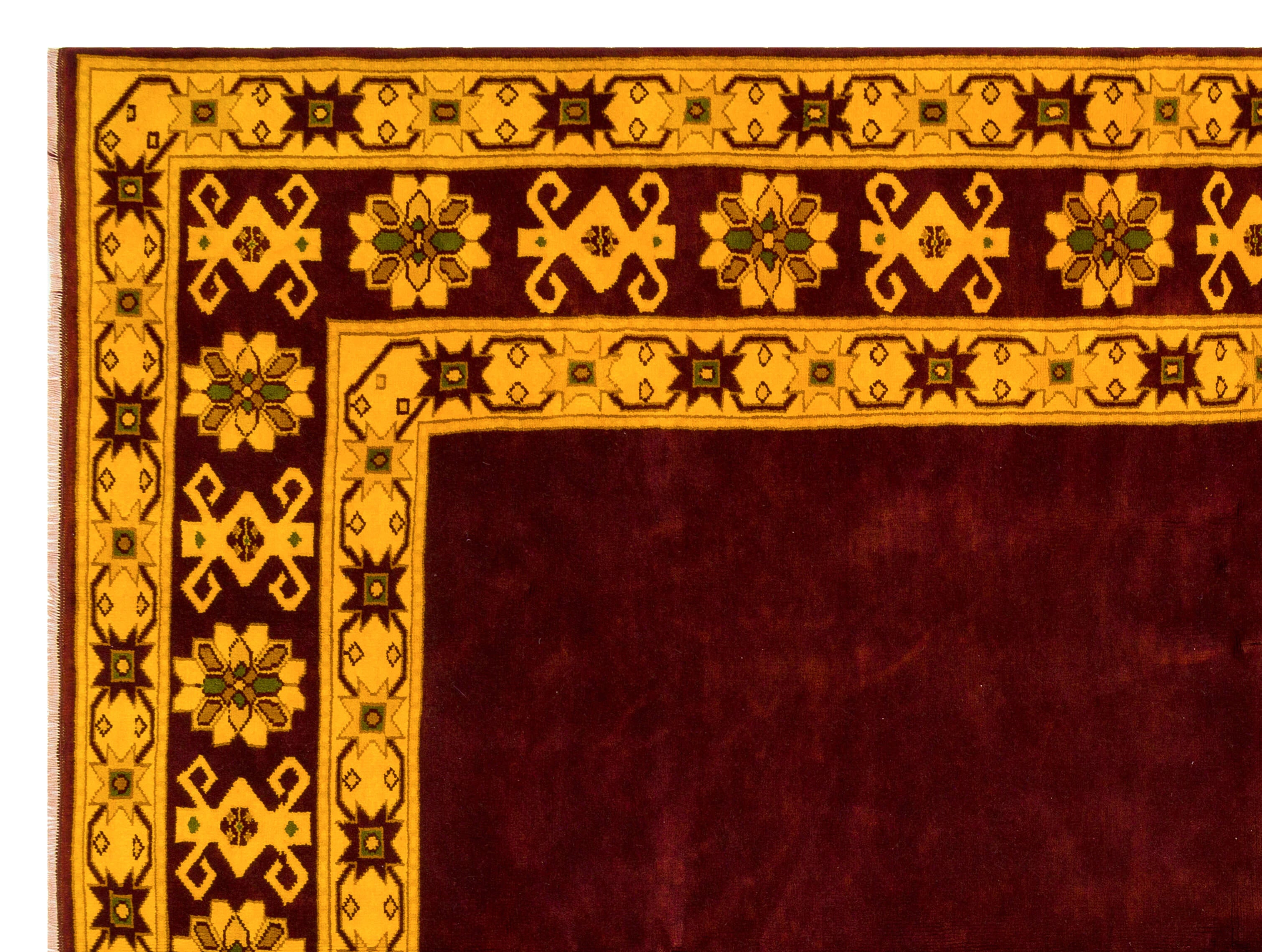 Natural Anatolium Turkish Vintage Rug 6'8'' x 8'10'' ft 204 x 270 cm