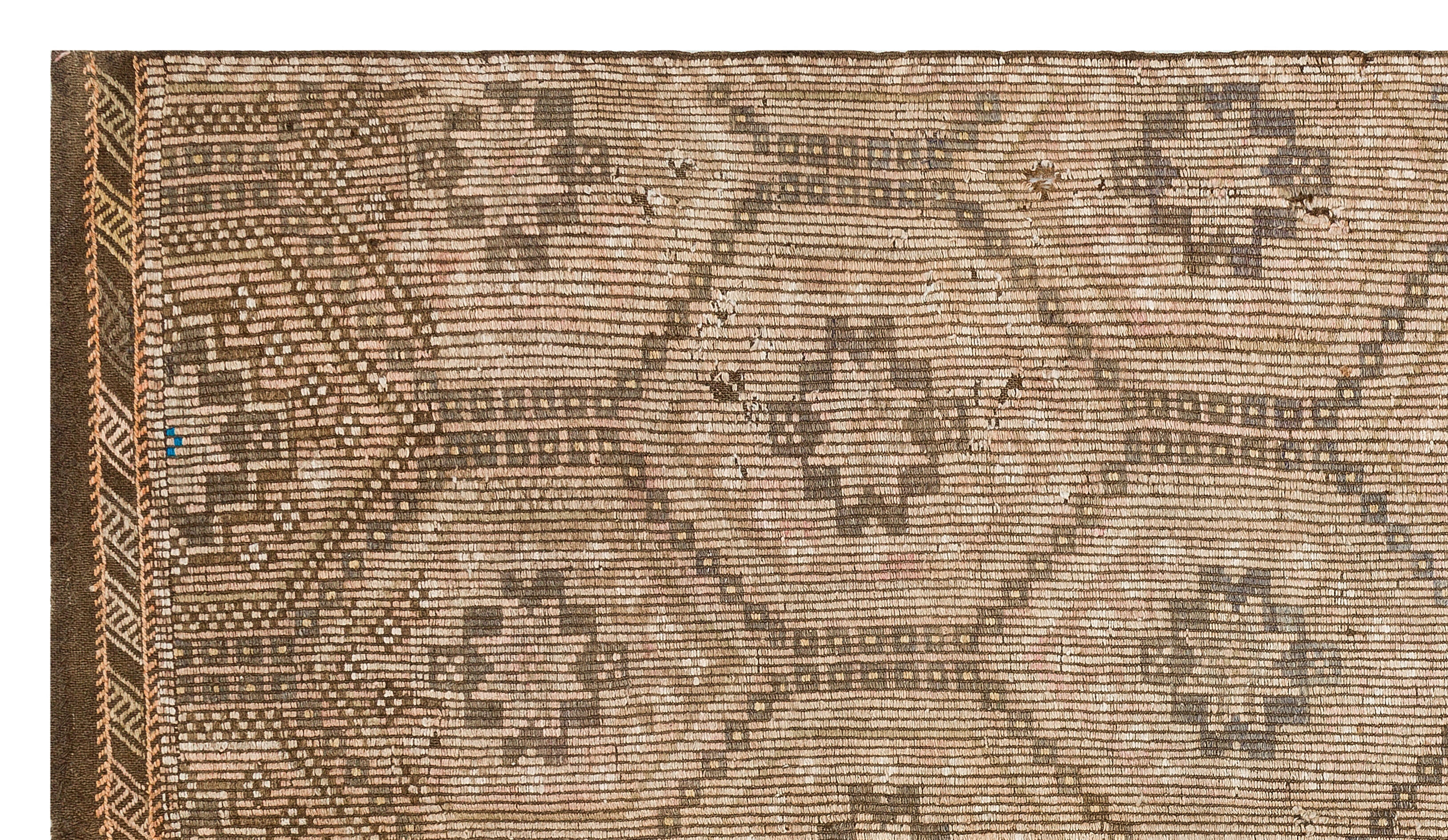Geometric Over Dyed Kilim Rug 5'7'' x 9'7'' ft 170 x 291 cm