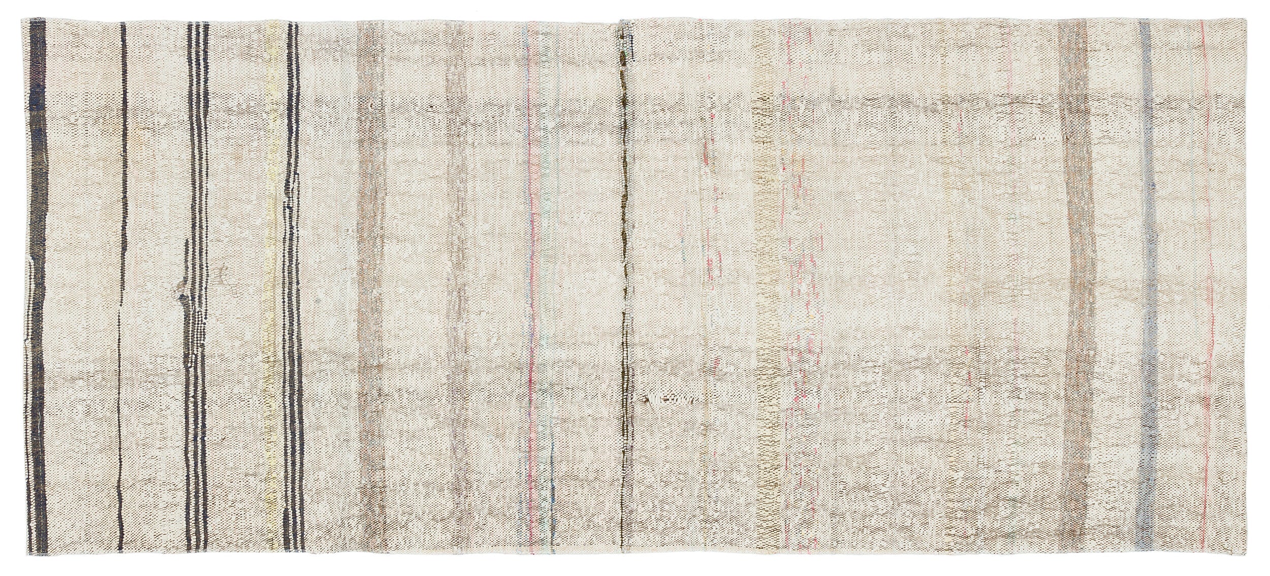 Chaput Over Dyed Kilim Rug 3'2'' x 7'2'' ft 97 x 219 cm