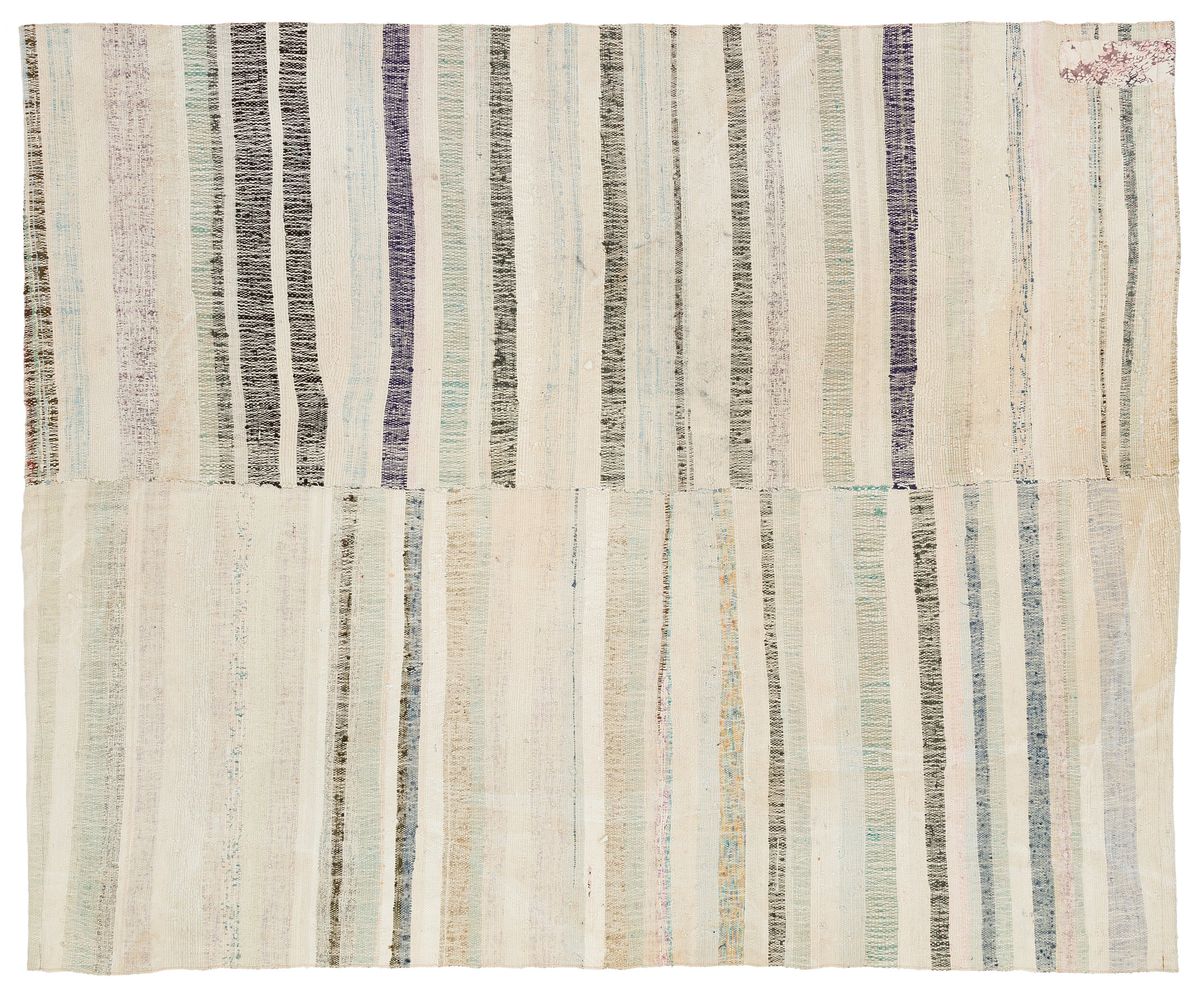 Chaput Over Dyed Kilim Rug 6'3'' x 7'6'' ft 191 x 228 cm