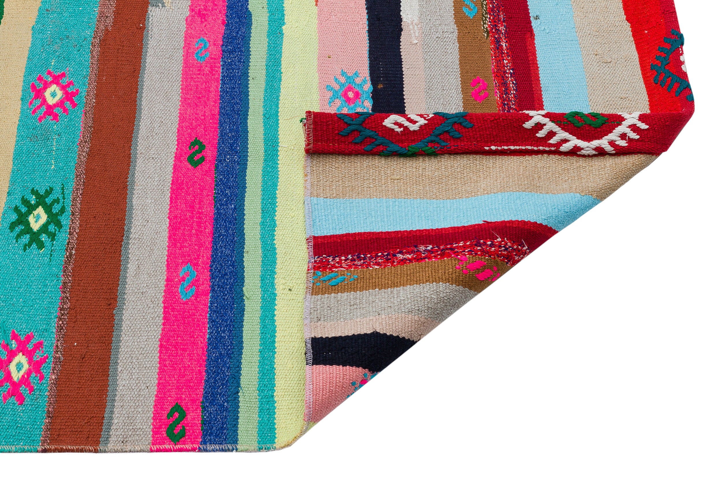 Chaput Over Dyed Kilim Rug 6'6'' x 8'10'' ft 198 x 268 cm