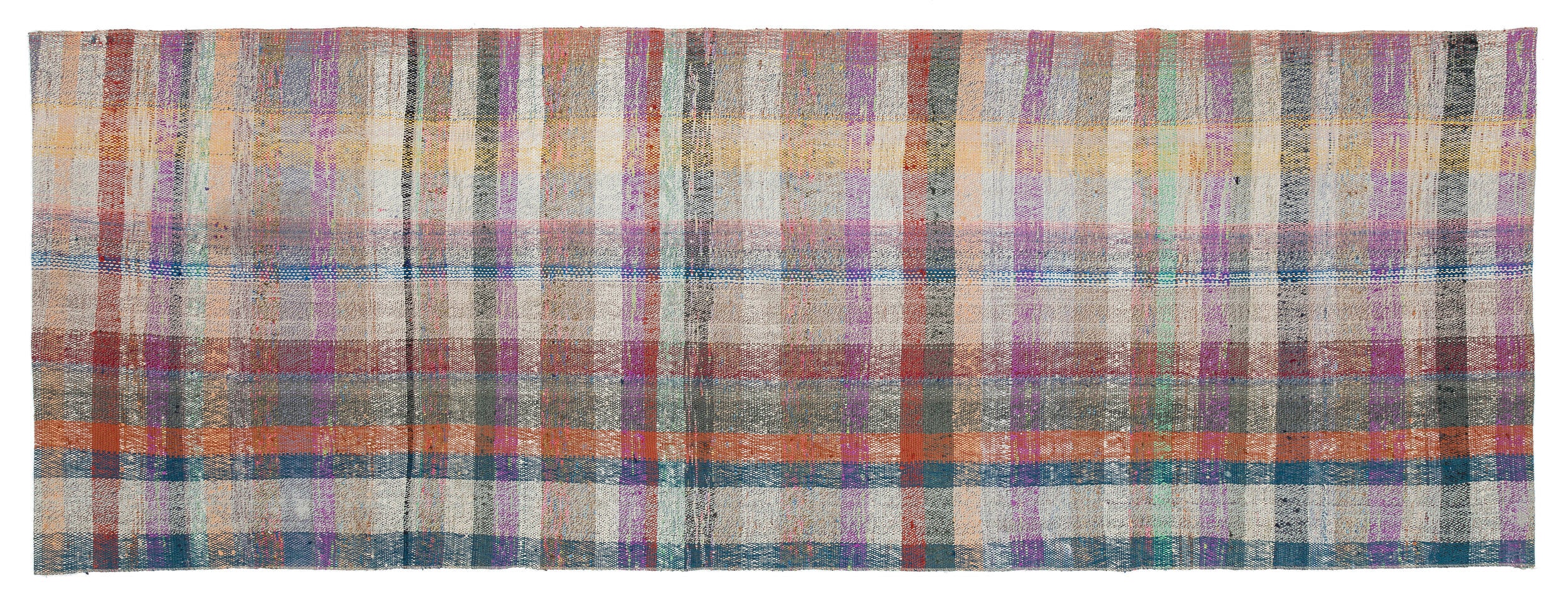 Chaput Over Dyed Kilim Rug 3'3'' x 9'2'' ft 99 x 279 cm