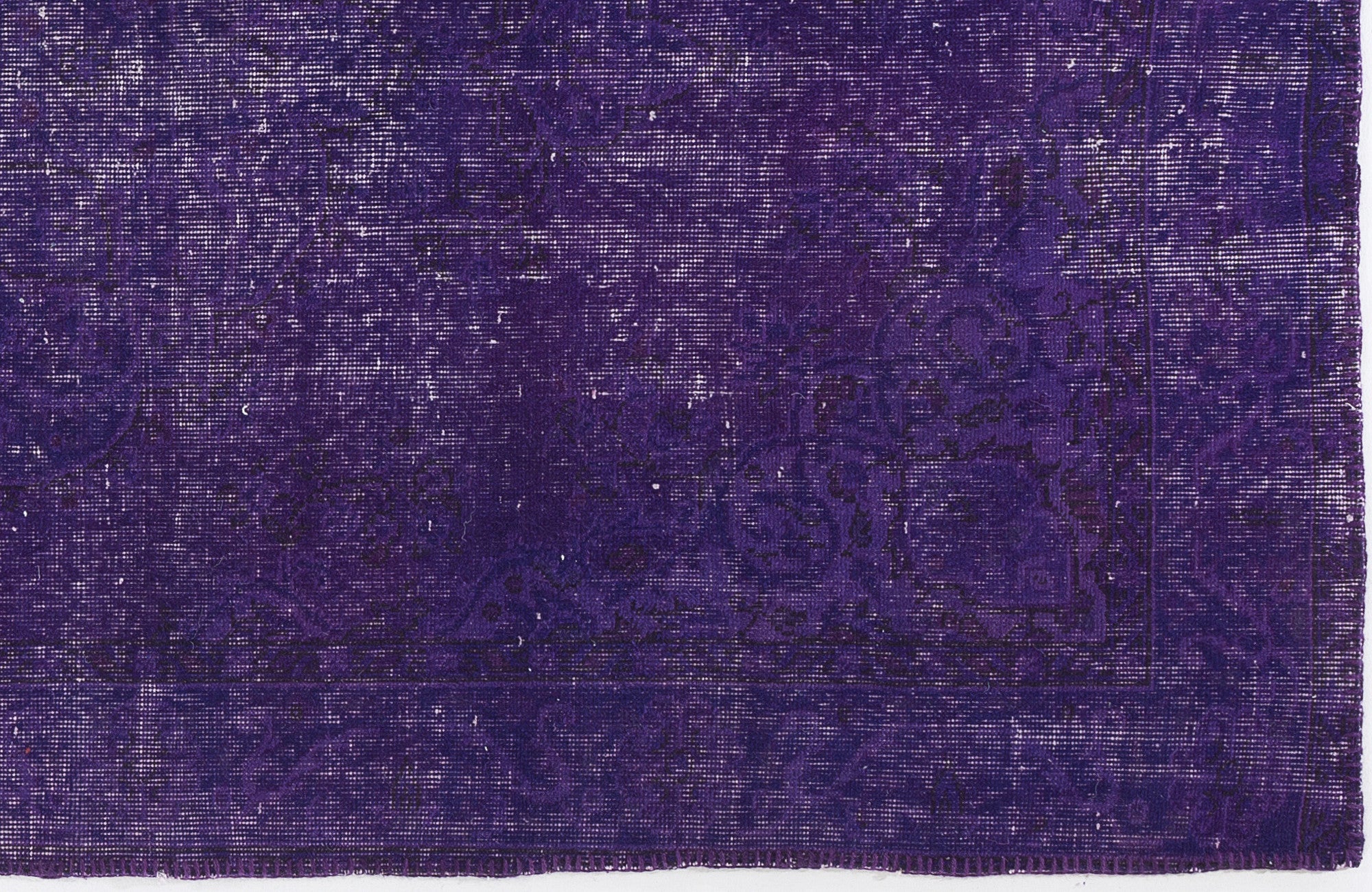 Purple Over Dyed Vintage Rug 5'0'' x 8'6'' ft 153 x 260 cm