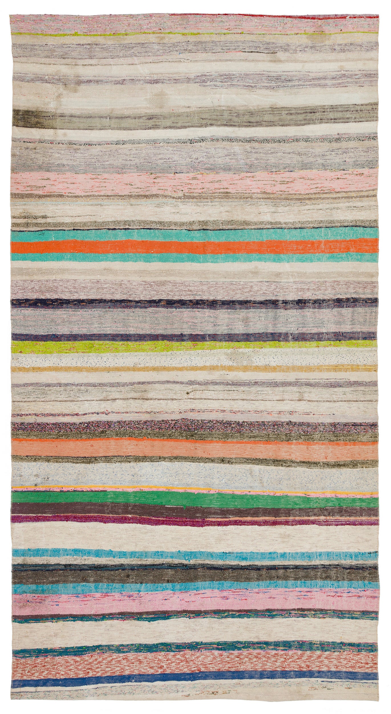 Chaput Over Dyed Kilim Rug 5'2'' x 9'7'' ft 157 x 292 cm