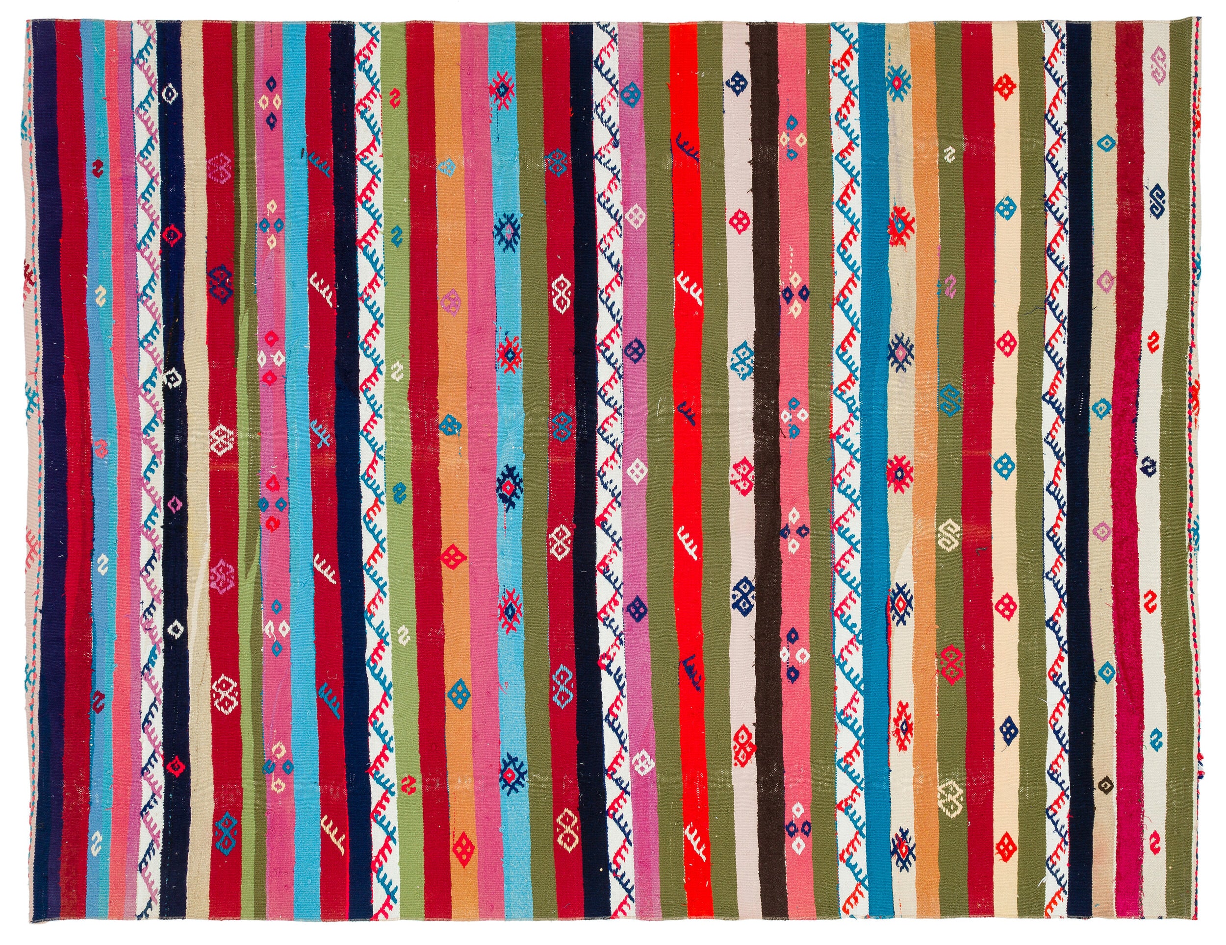 Chaput Over Dyed Kilim Rug 6'3'' x 8'1'' ft 191 x 247 cm