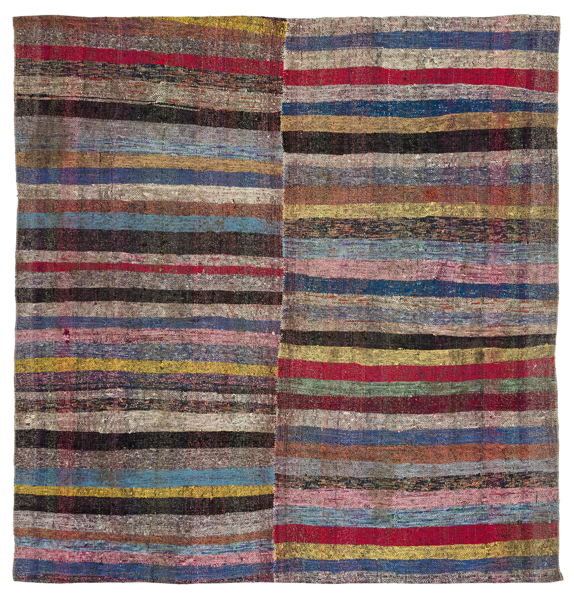 Chaput Over Dyed Kilim Rug 6'7'' x 6'11'' ft 201 x 210 cm