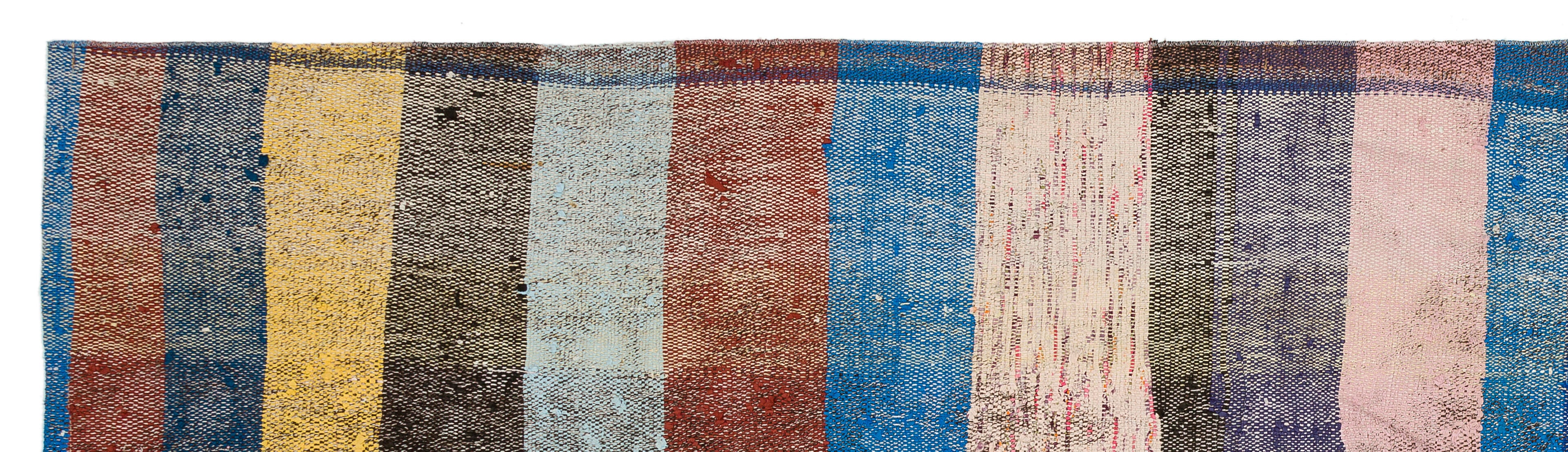 Chaput Over Dyed Kilim Rug 3'1'' x 11'6'' ft 95 x 351 cm