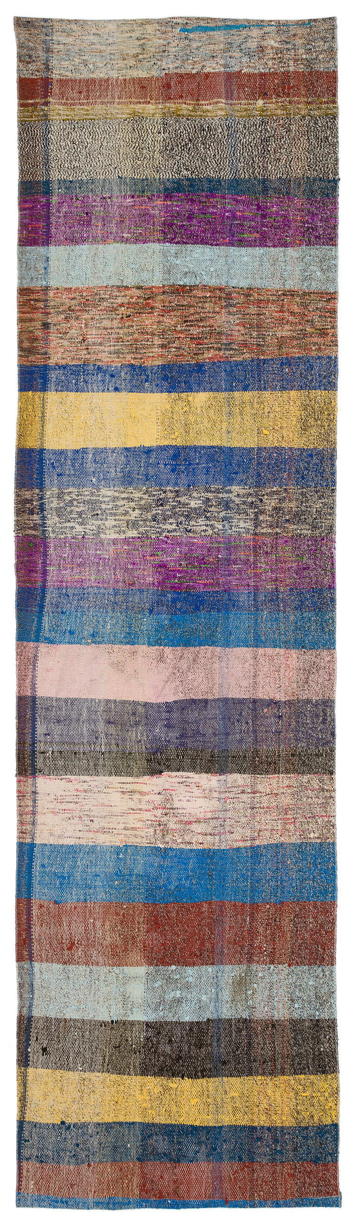 Chaput Over Dyed Kilim Rug 3'1'' x 11'6'' ft 95 x 351 cm