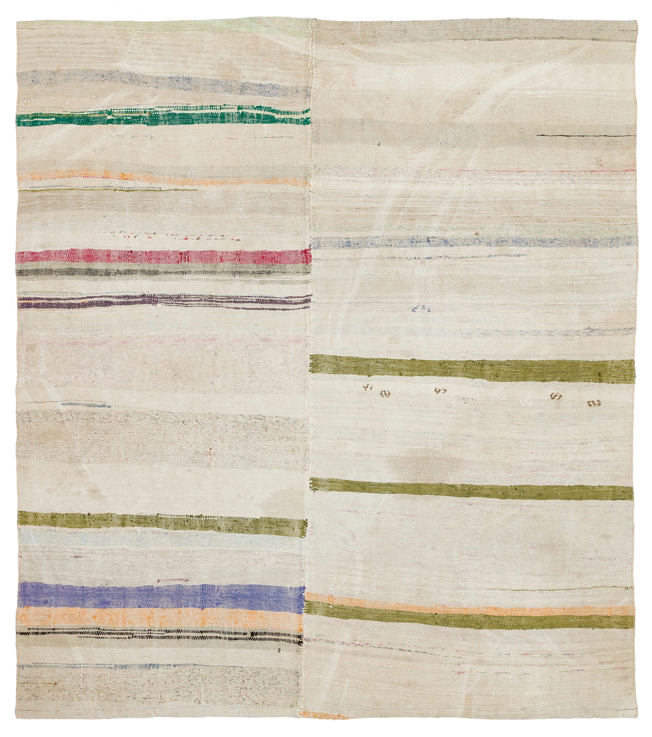 Chaput Over Dyed Kilim Rug 5'9'' x 6'4'' ft 174 x 192 cm