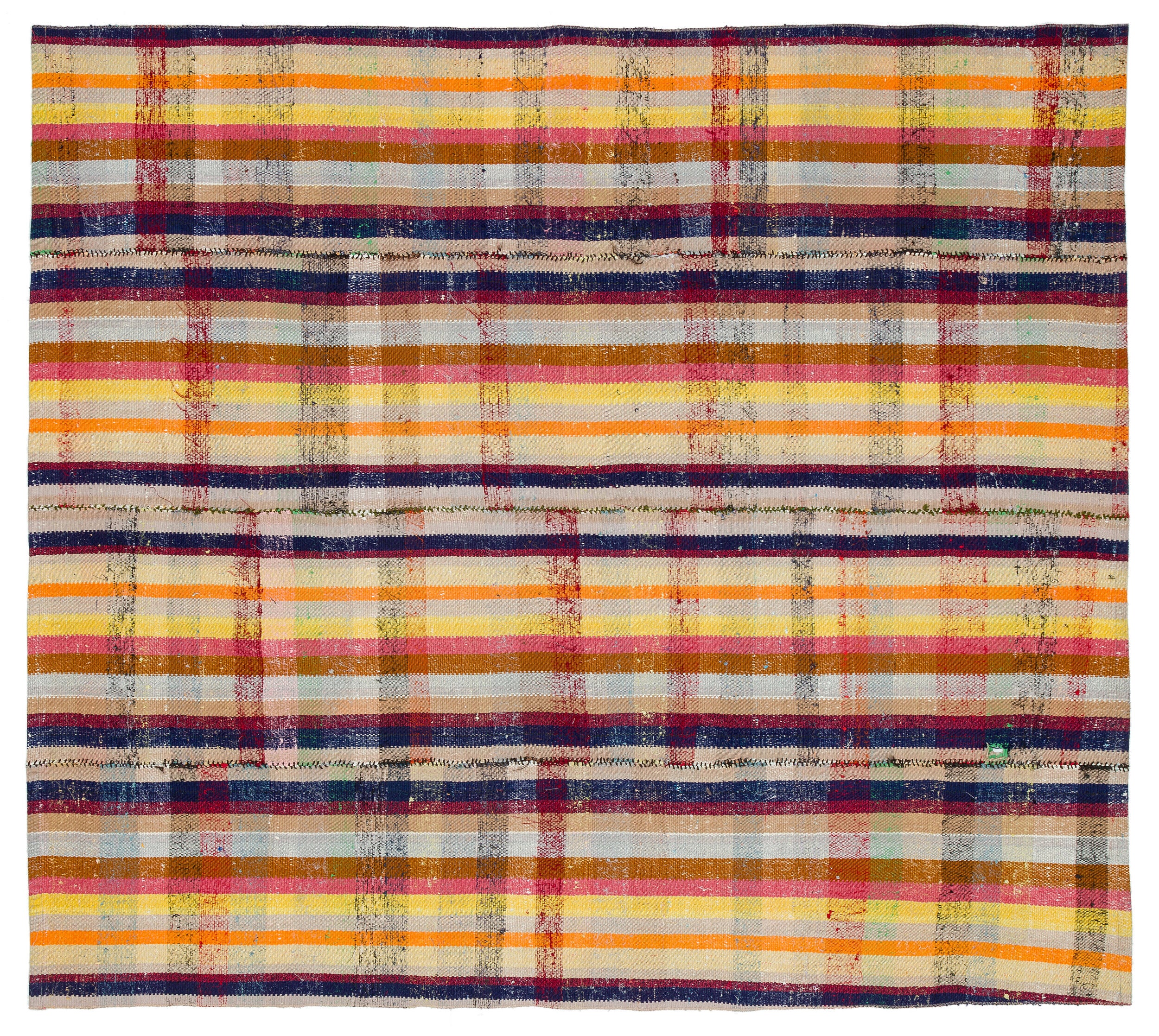 Chaput Over Dyed Kilim Rug 6'4'' x 6'12'' ft 193 x 213 cm