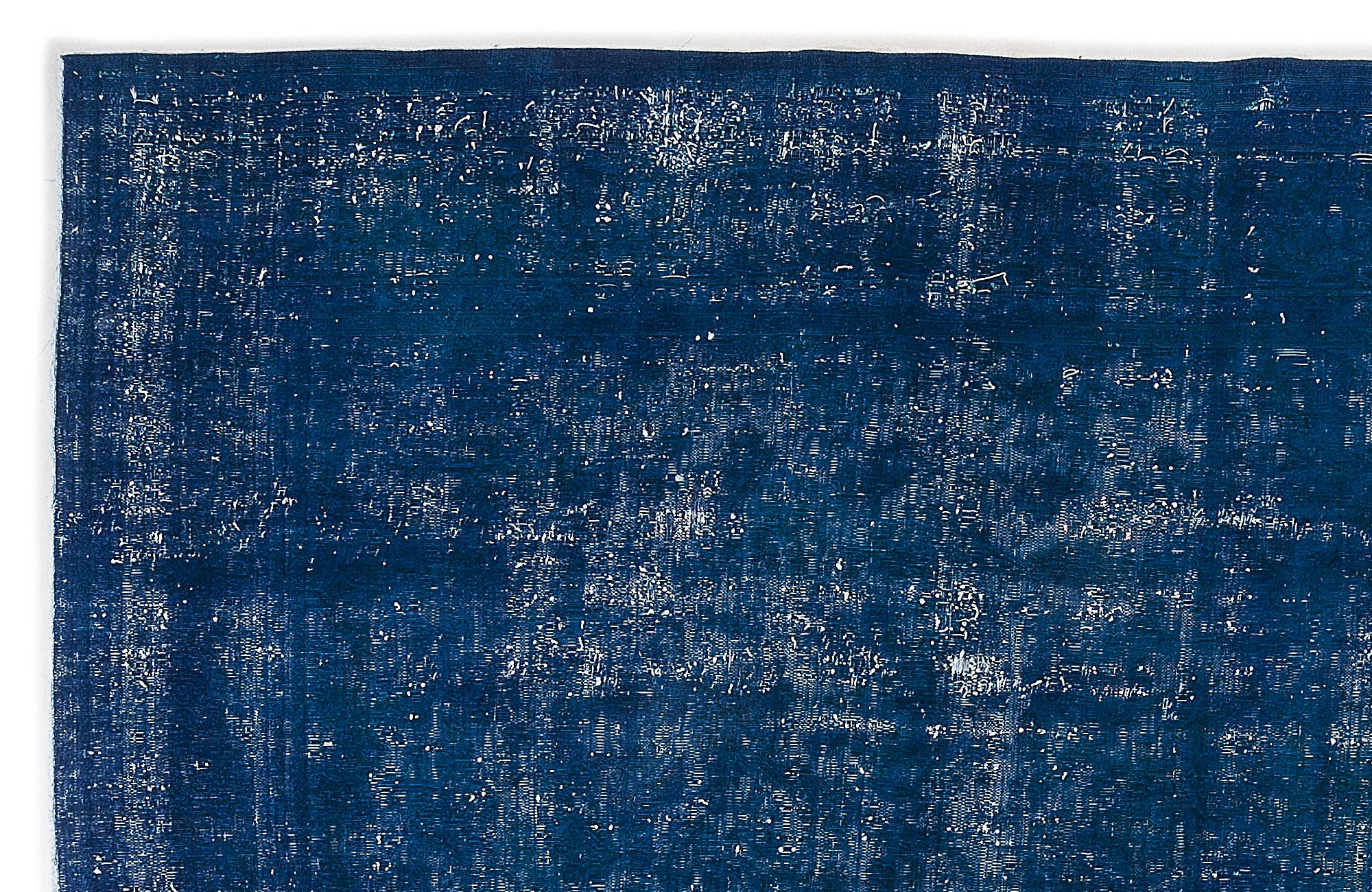 Turquoise Over Dyed Vintage XLarge Rug 9'5'' x 12'2'' ft 287 x 370 cm