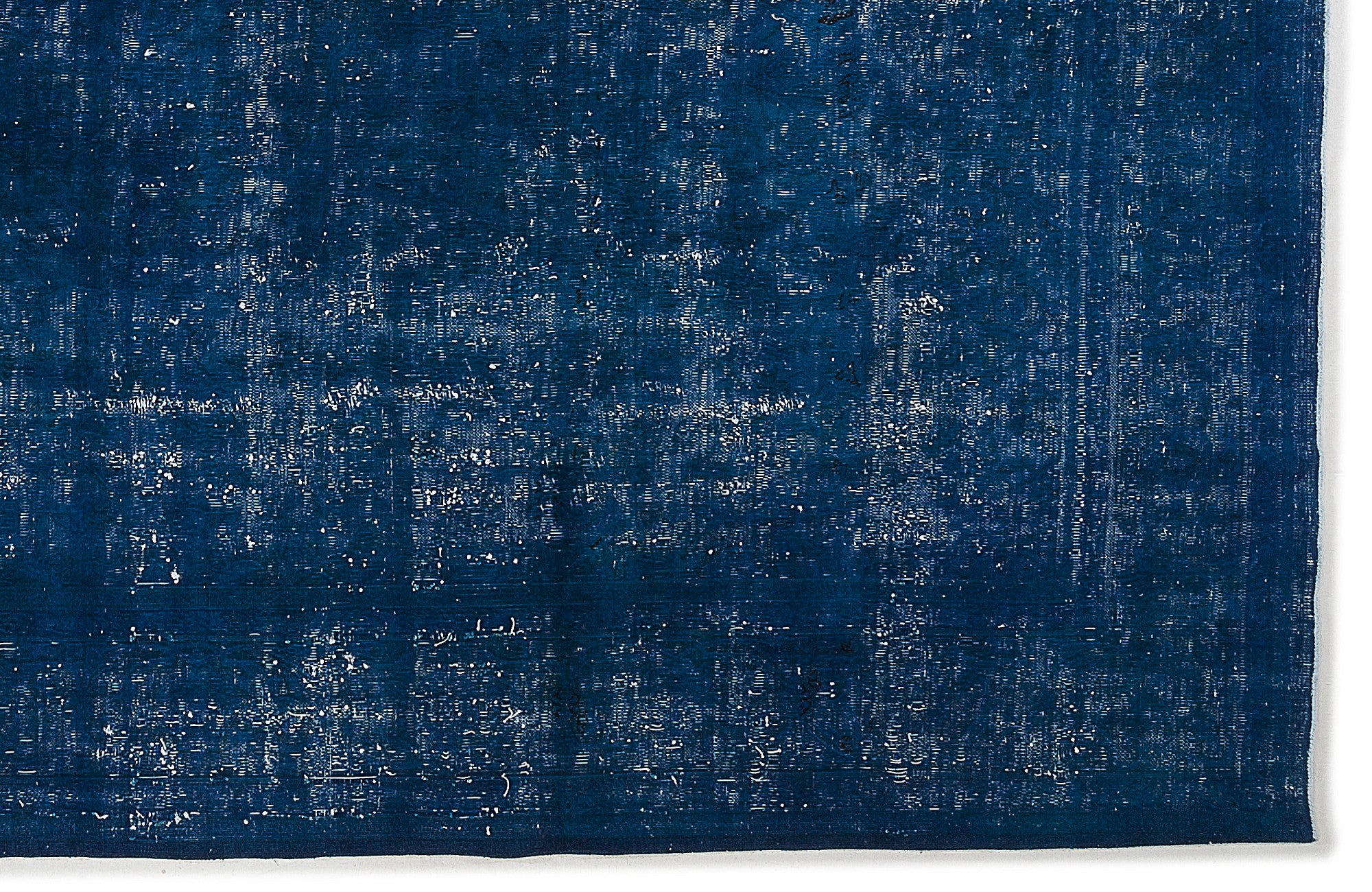Turquoise Over Dyed Vintage XLarge Rug 9'5'' x 12'2'' ft 287 x 370 cm
